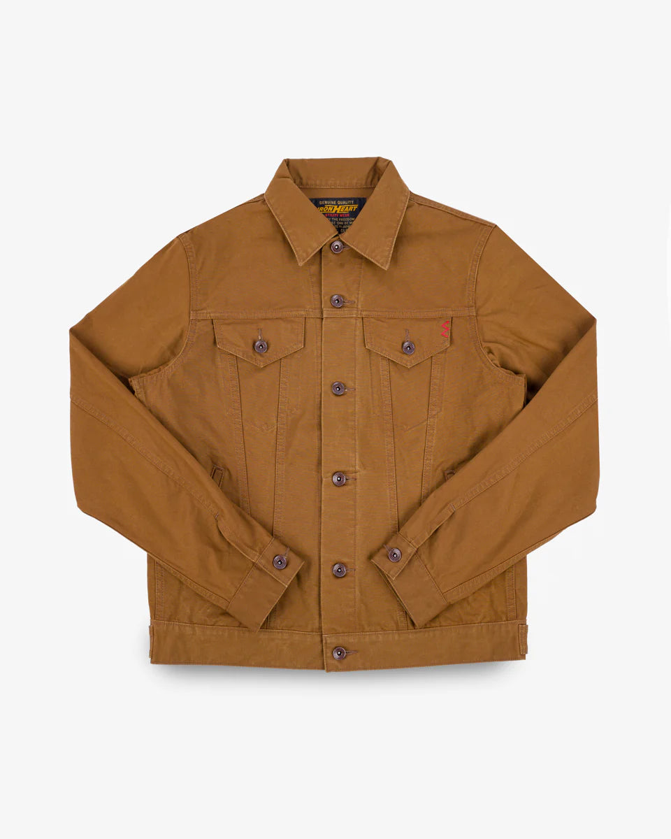 Iron Heart IHJ-147-BRN 9oz Canvas Type III Jacket - Brown