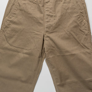 TCB Jeans Stay Gold Chino - 41 Khaki. laid on back