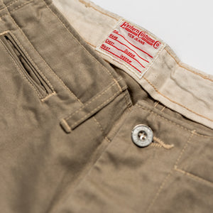 TCB Jeans Stay Gold Chino - 41 Khaki. close up of inside tag