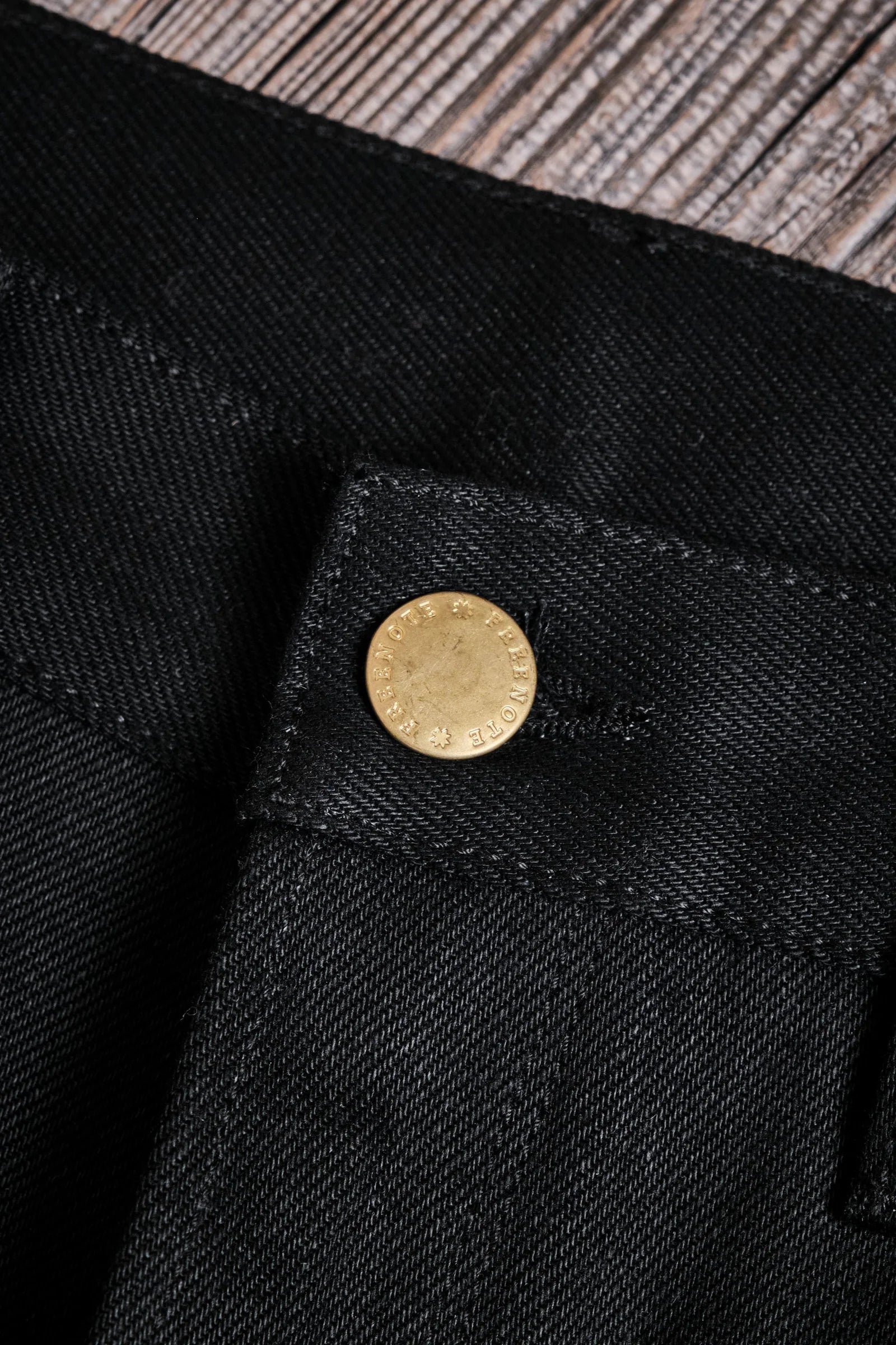Freenote Cloth Rios - 15.75oz Aces High Black Denim