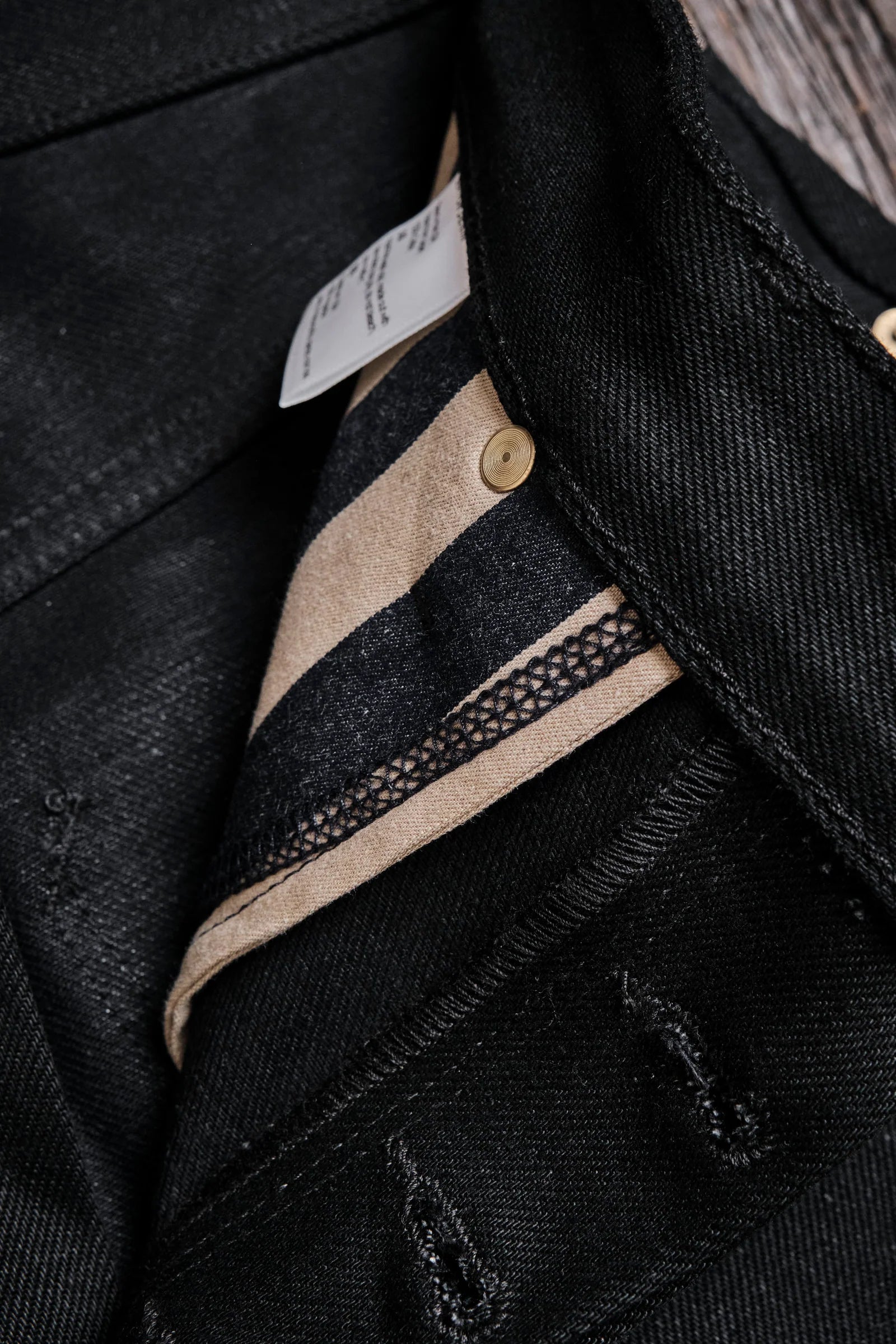 Freenote Cloth Modesto - 15.75oz Aces High Black Denim