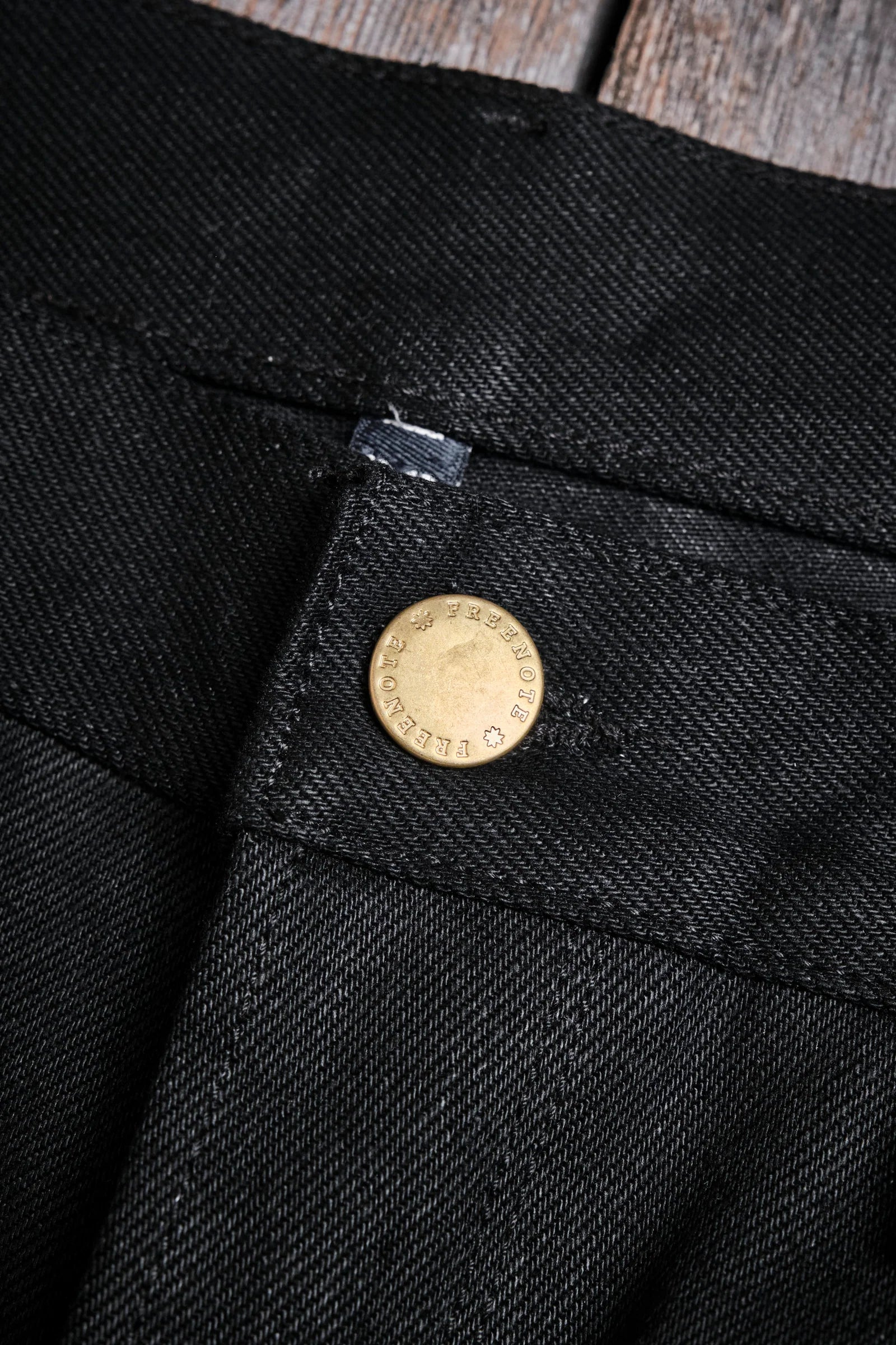 Freenote Cloth Modesto - 15.75oz Aces High Black Denim