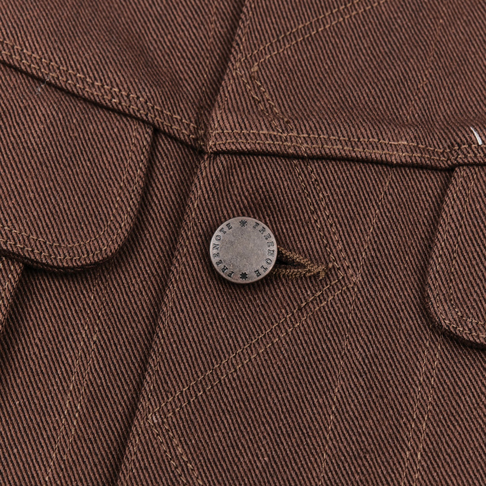 Freenote Cloth High Low - 15oz Dark Brown Denim