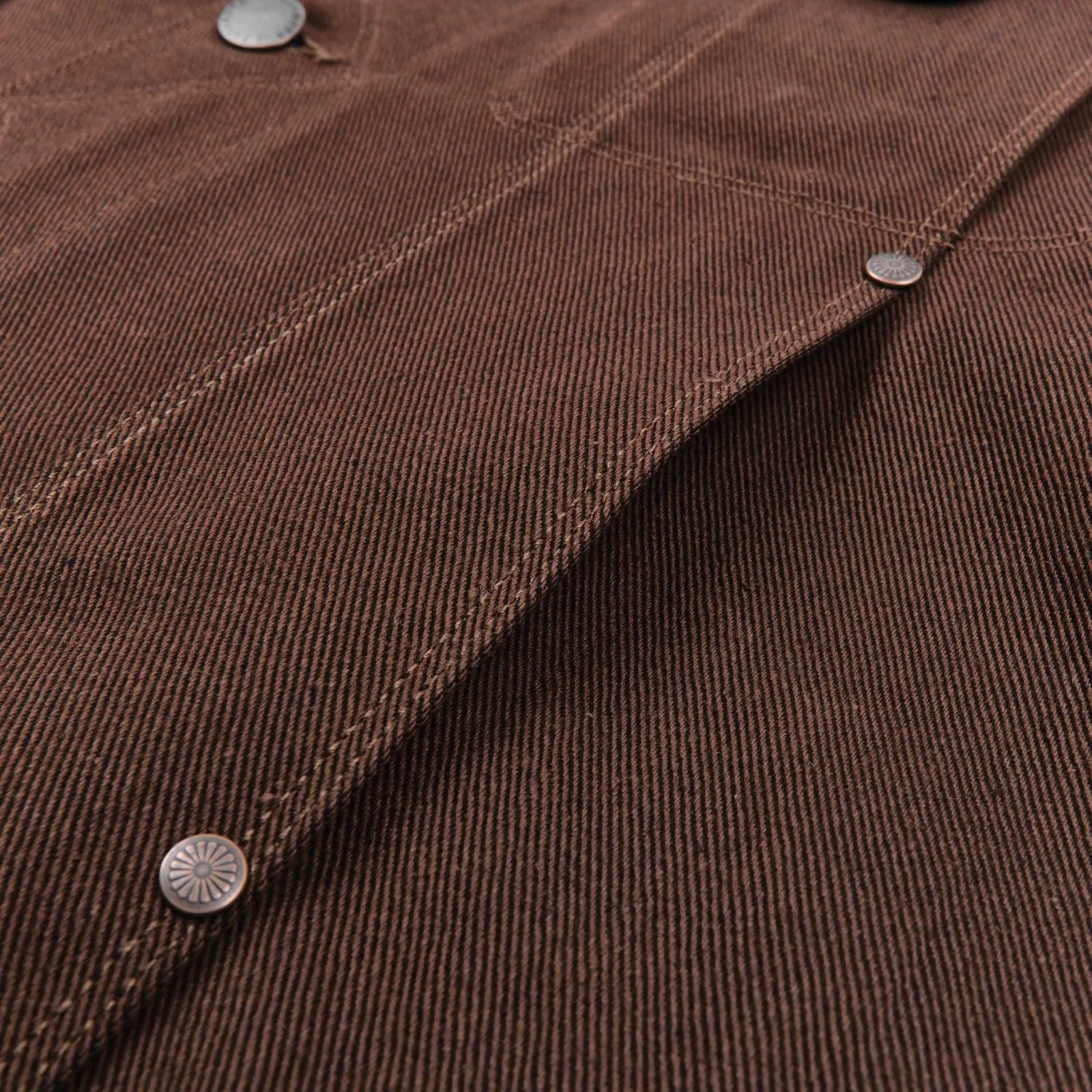 Freenote Cloth High Low - 15oz Dark Brown Denim