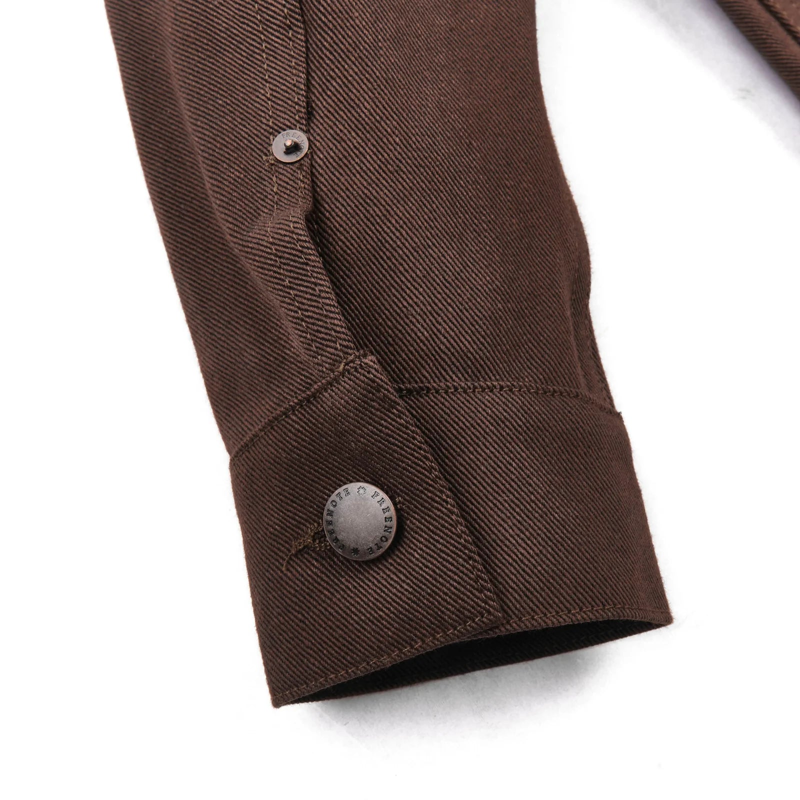 Freenote Cloth High Low - 15oz Dark Brown Denim