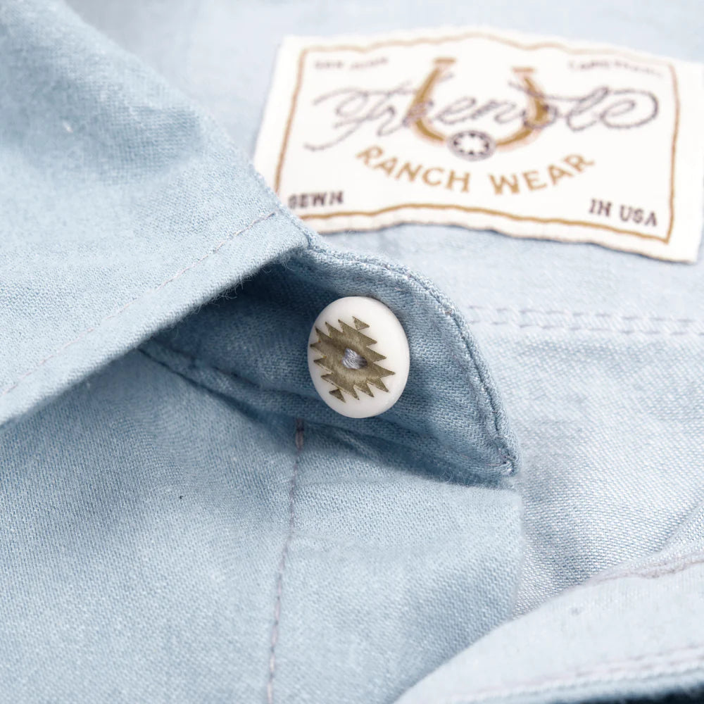 Freenote Cloth Modern Western - Clear Blue