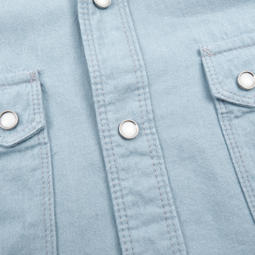 Freenote Cloth Modern Western S/S - Clear Blue