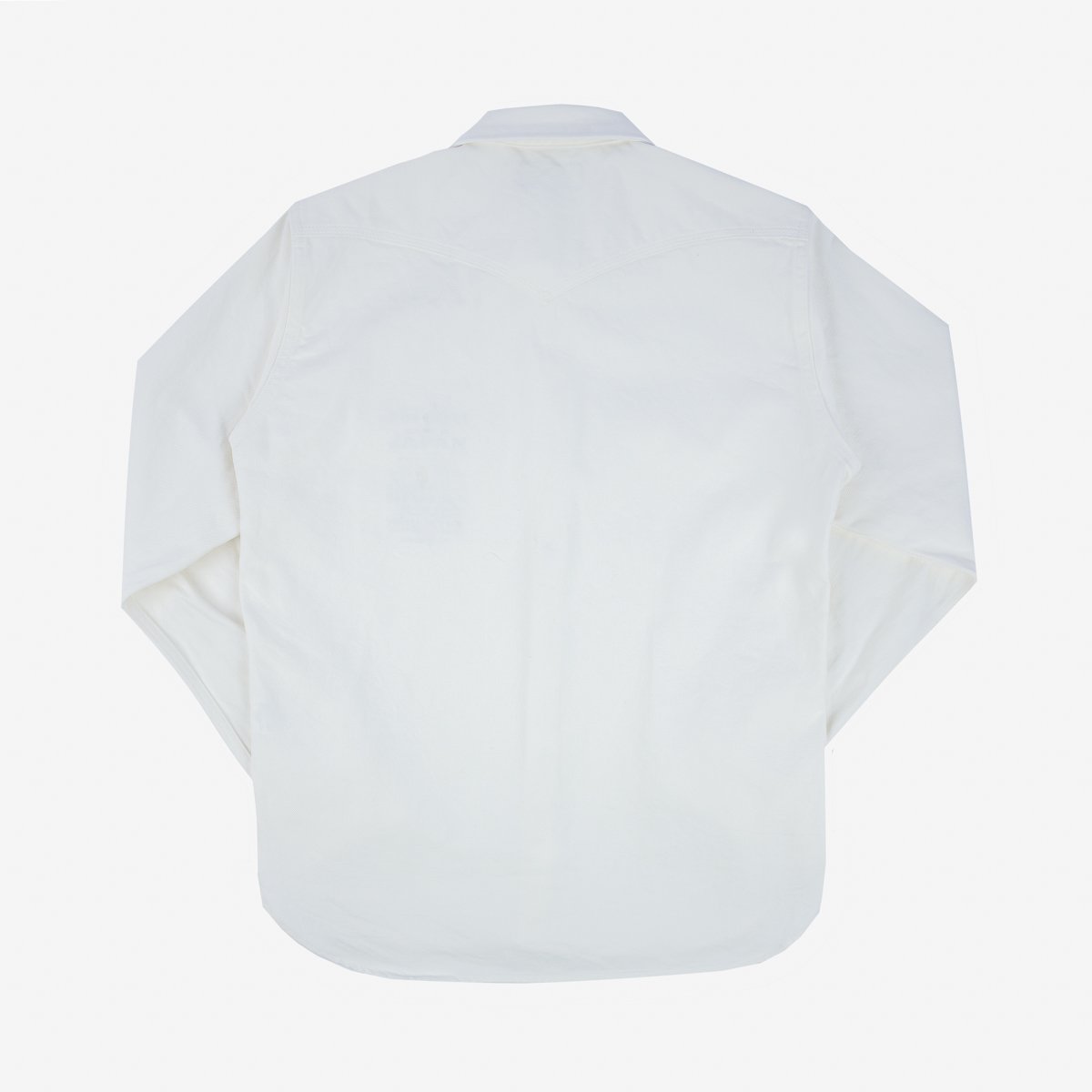 Iron Heart IHSH-384-WHT 13.5oz Cotton Twill Western Shirt - White