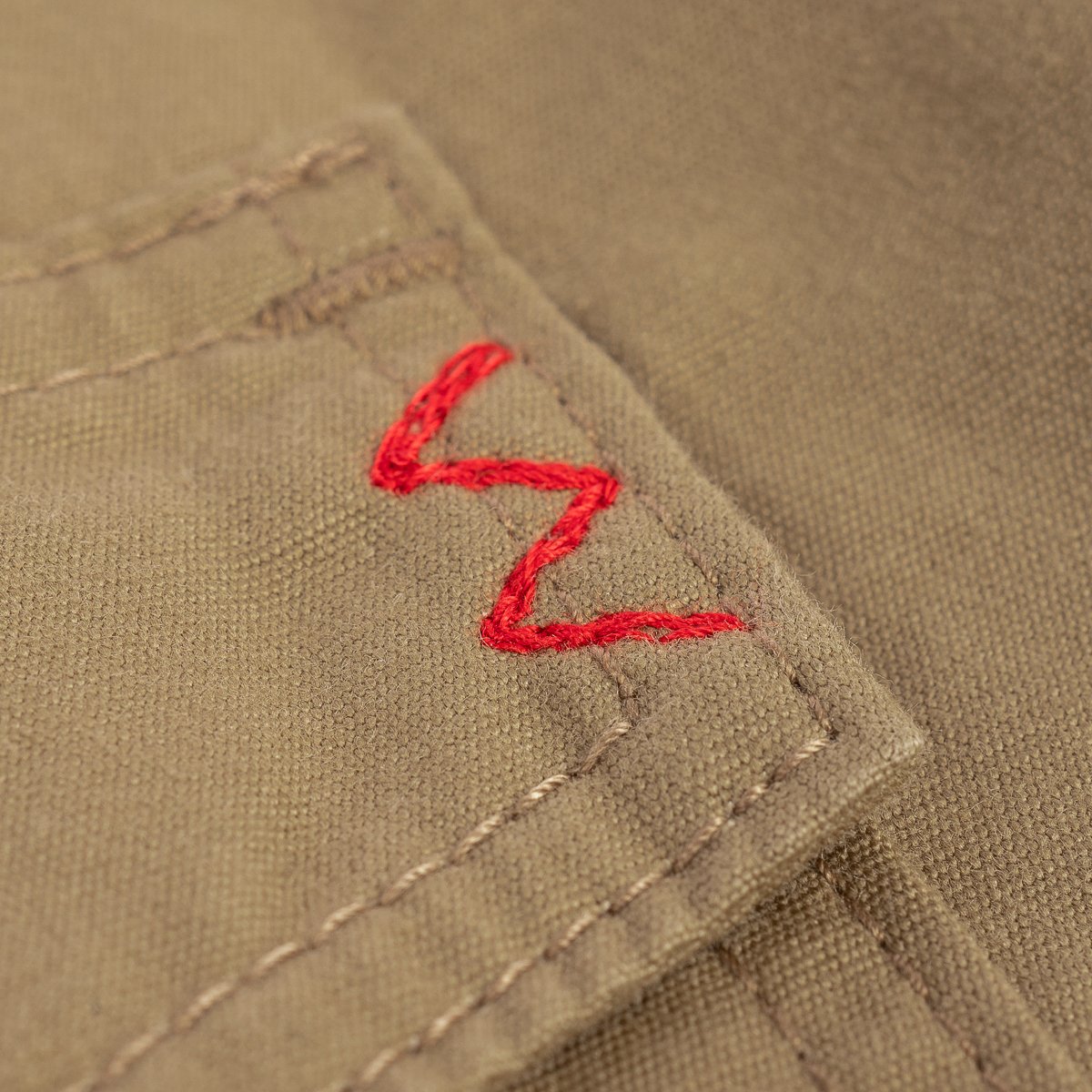 Iron Heart IHSH-394-KHA 7oz Fatigue Cloth Western Shirt - Khaki