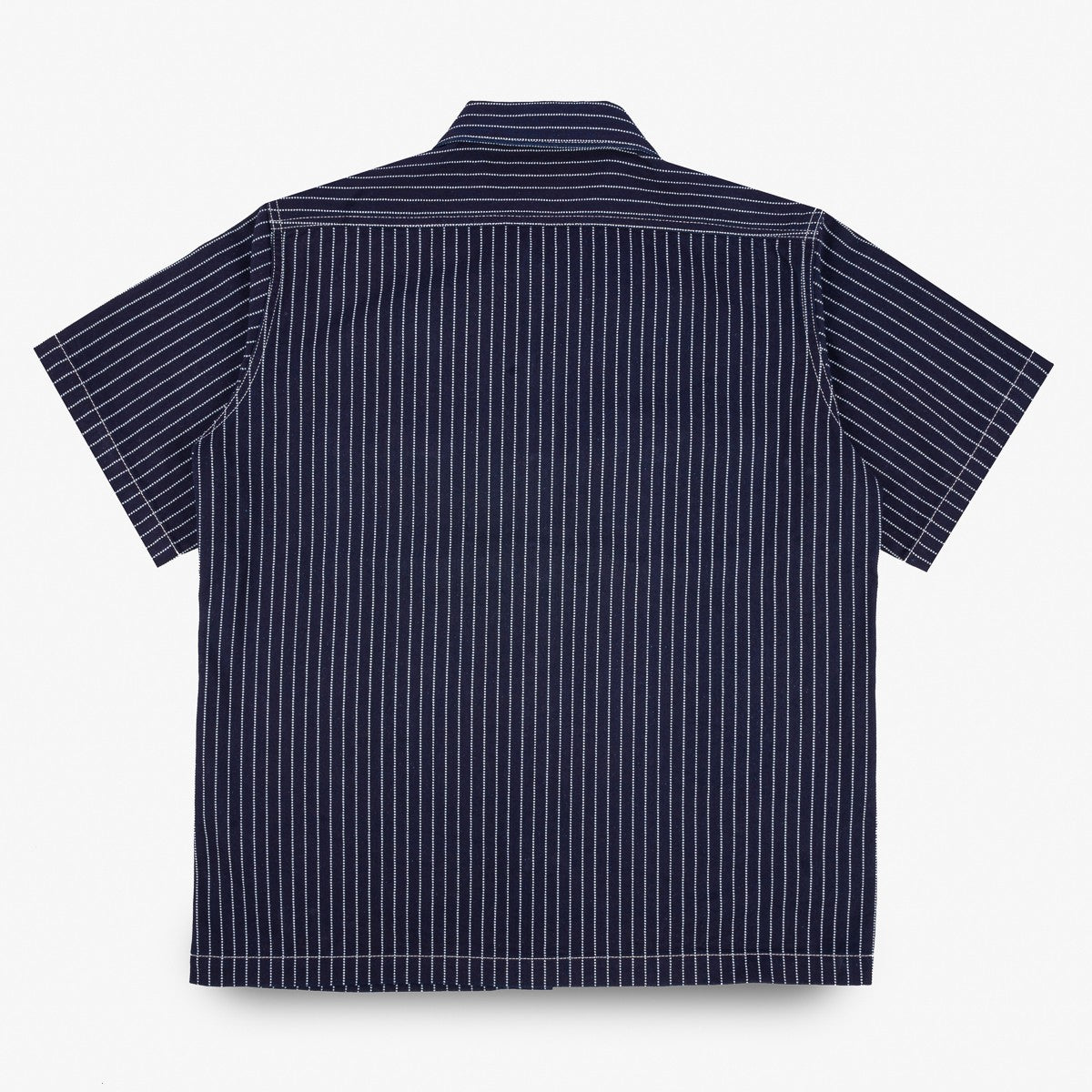 Iron Heart IHSH-416-IND 10oz Wabash Short Sleeved Mechanic Shirt - Indigo