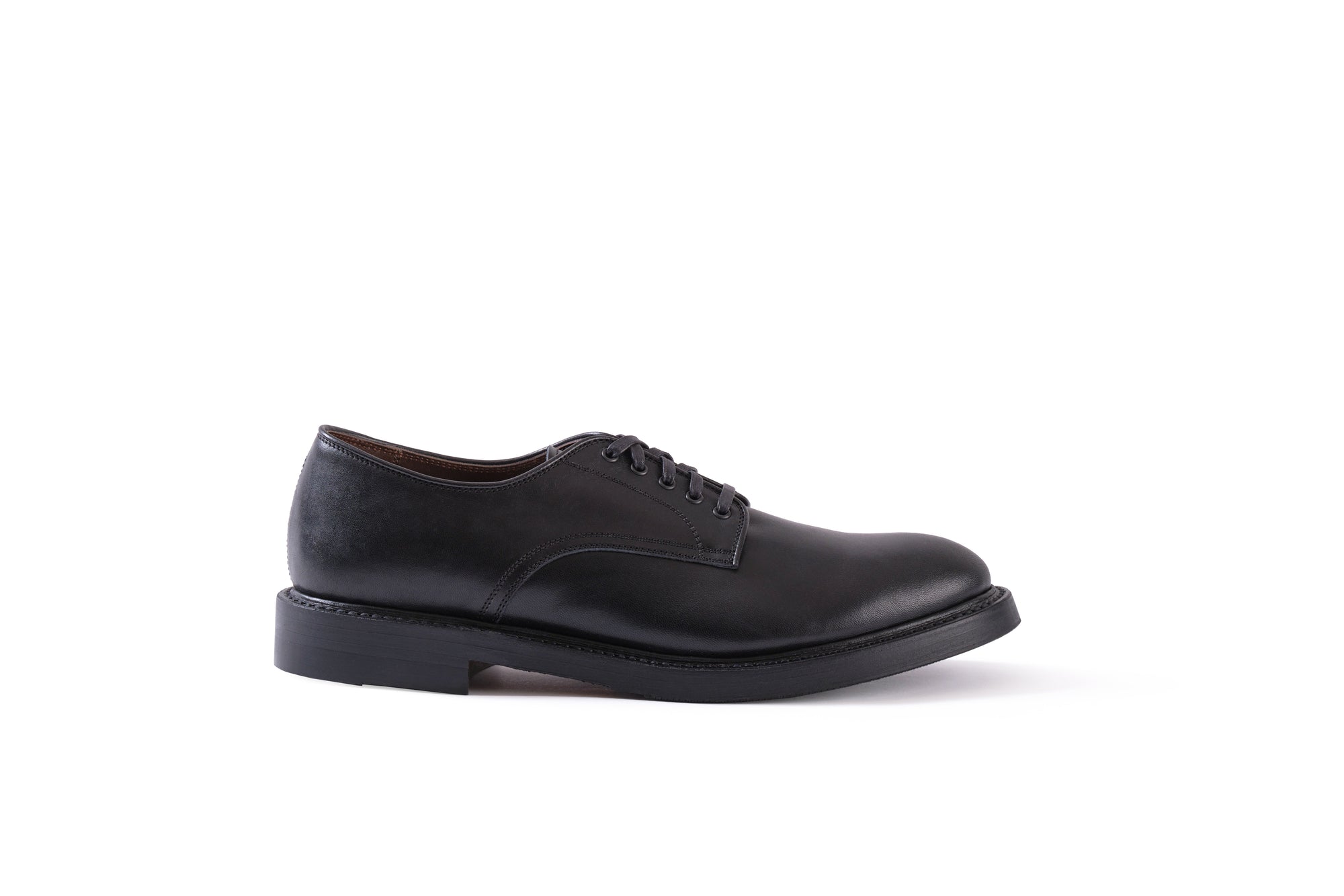 (Pre-Order FW26) John Lofgren Bootmaker Wayfarer Derby - Shinki Hikaku Horsehide Black