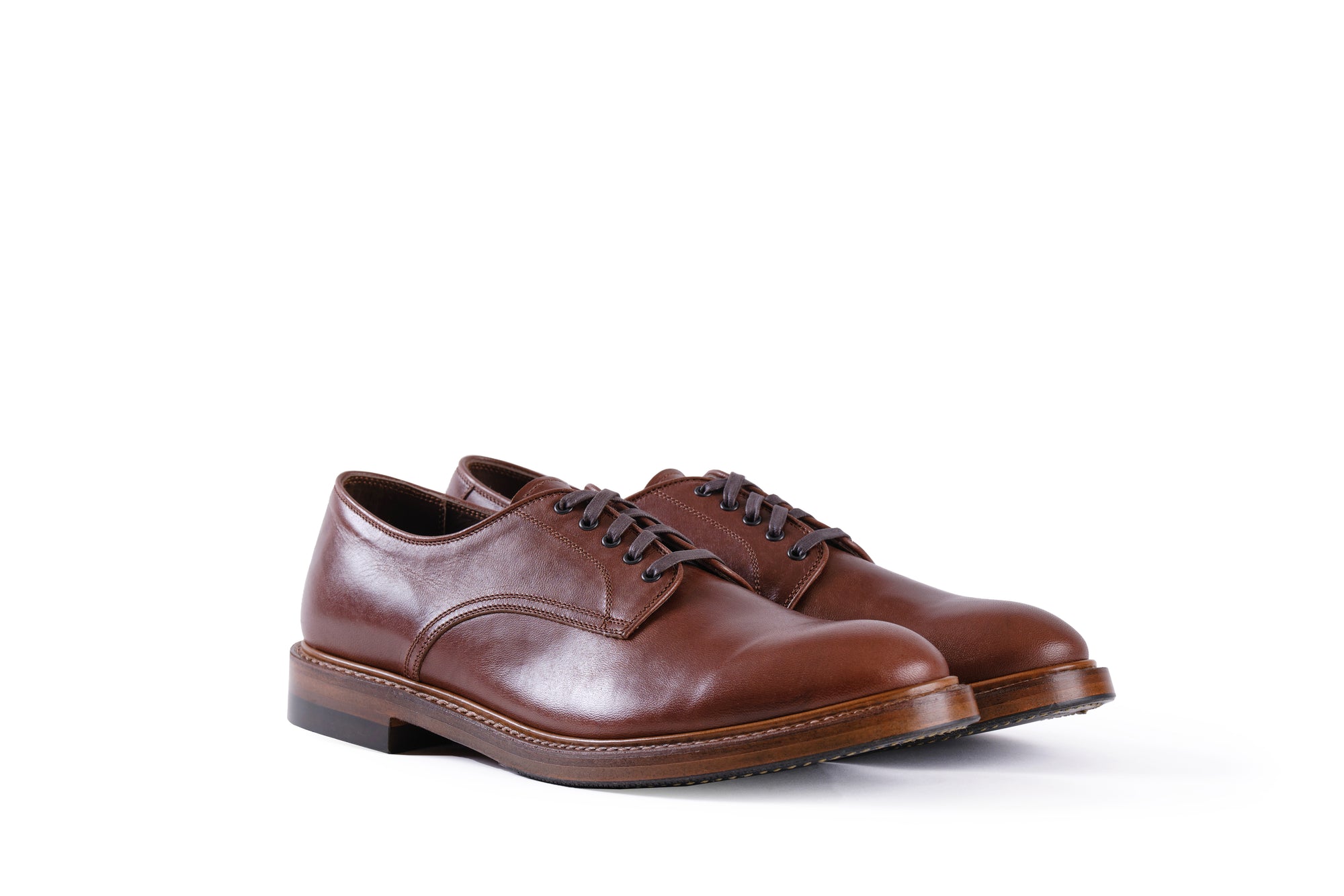 (Pre-Order FW26) John Lofgren Bootmaker Wayfarer Derby - Shinki Hikaku Horsehide Brown