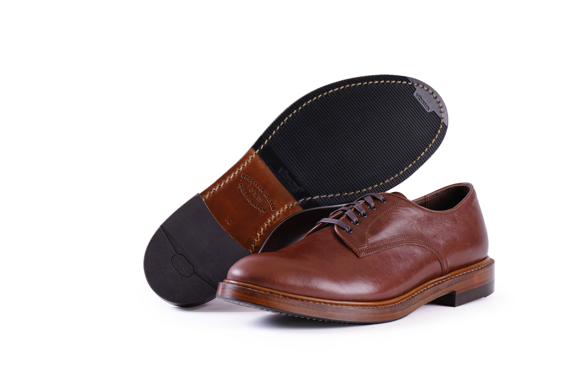 (Pre-Order FW26) John Lofgren Bootmaker Wayfarer Derby - Shinki Hikaku Horsehide Brown