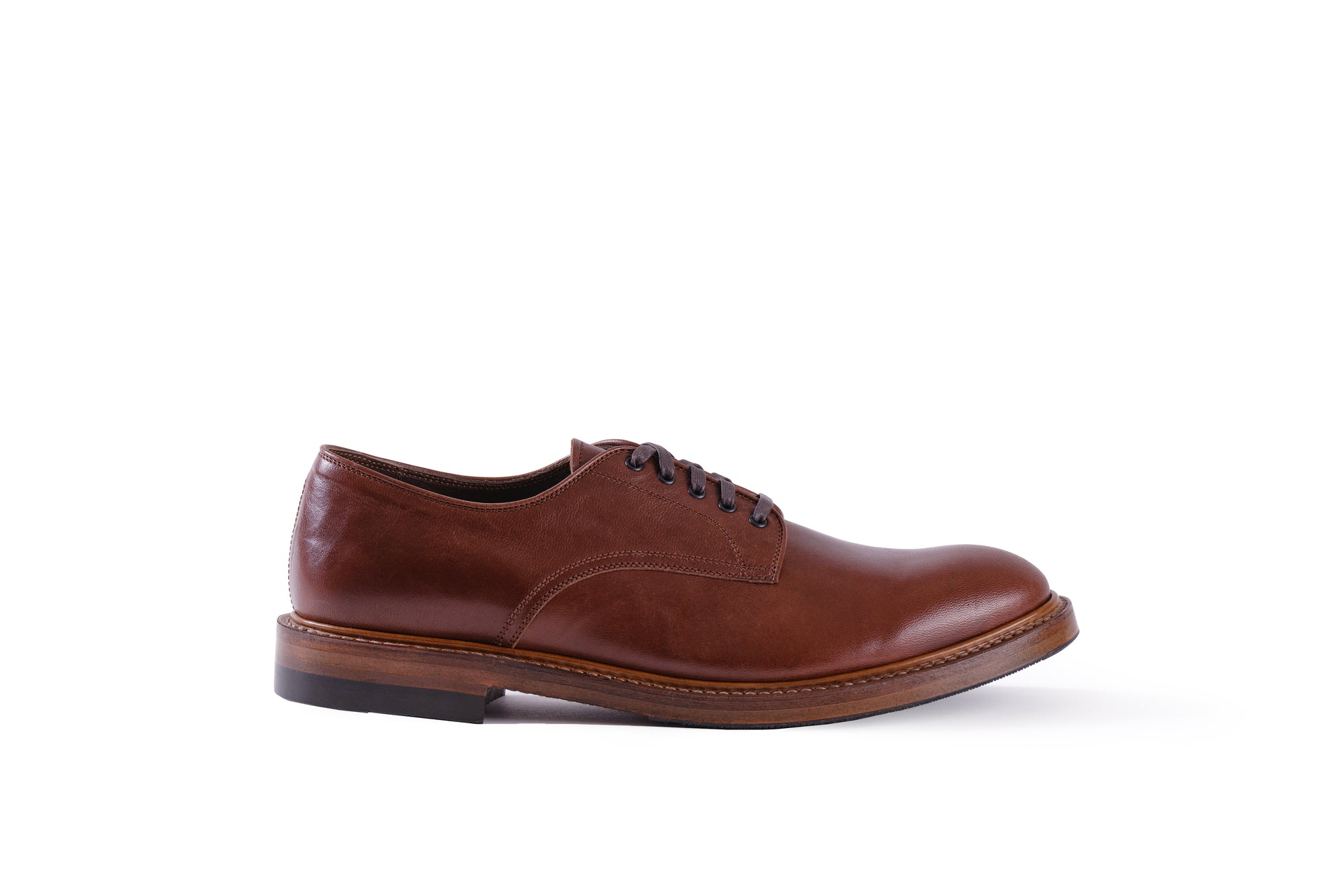 (Pre-Order FW26) John Lofgren Bootmaker Wayfarer Derby - Shinki Hikaku Horsehide Brown