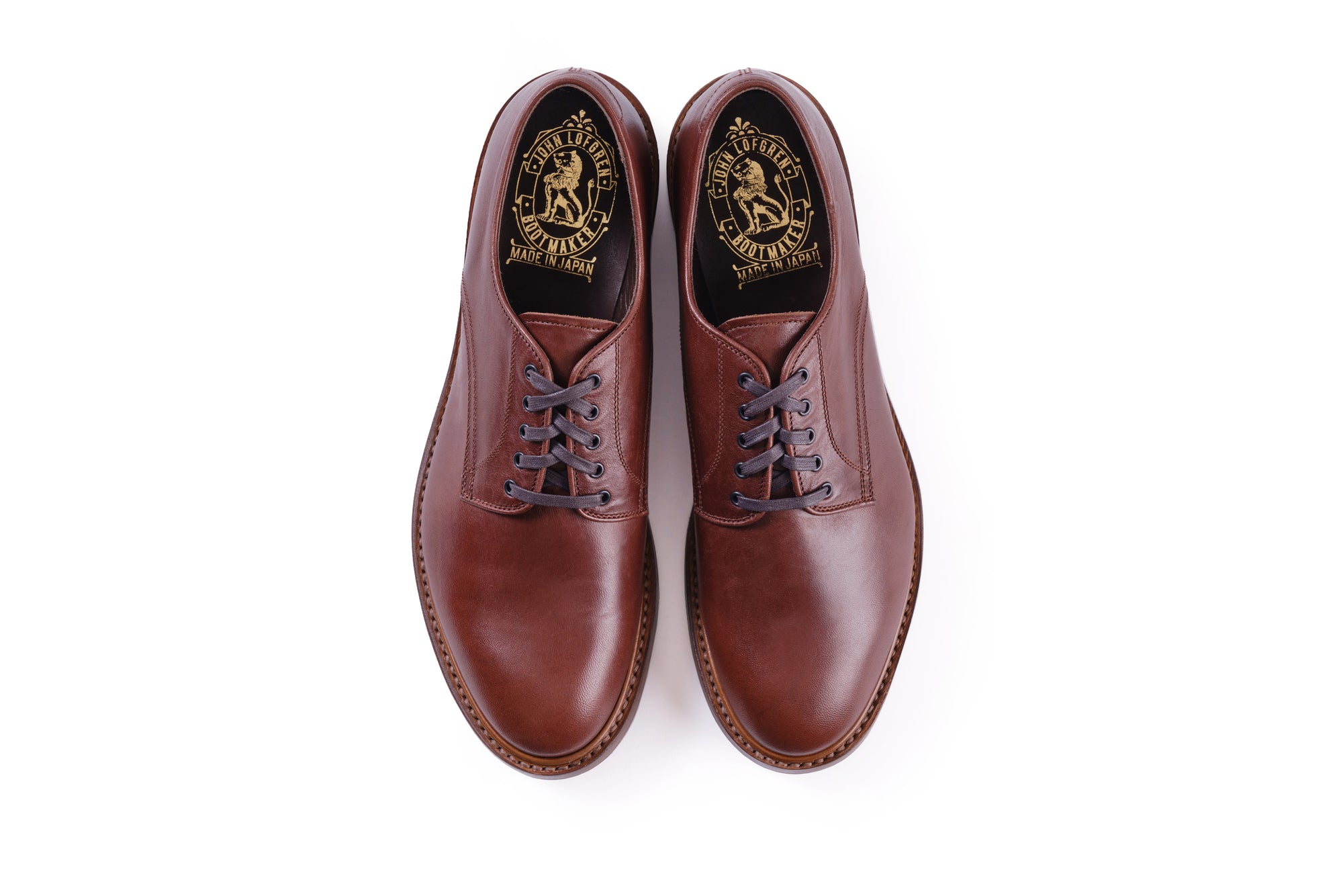 (Pre-Order FW26) John Lofgren Bootmaker Wayfarer Derby - Shinki Hikaku Horsehide Brown