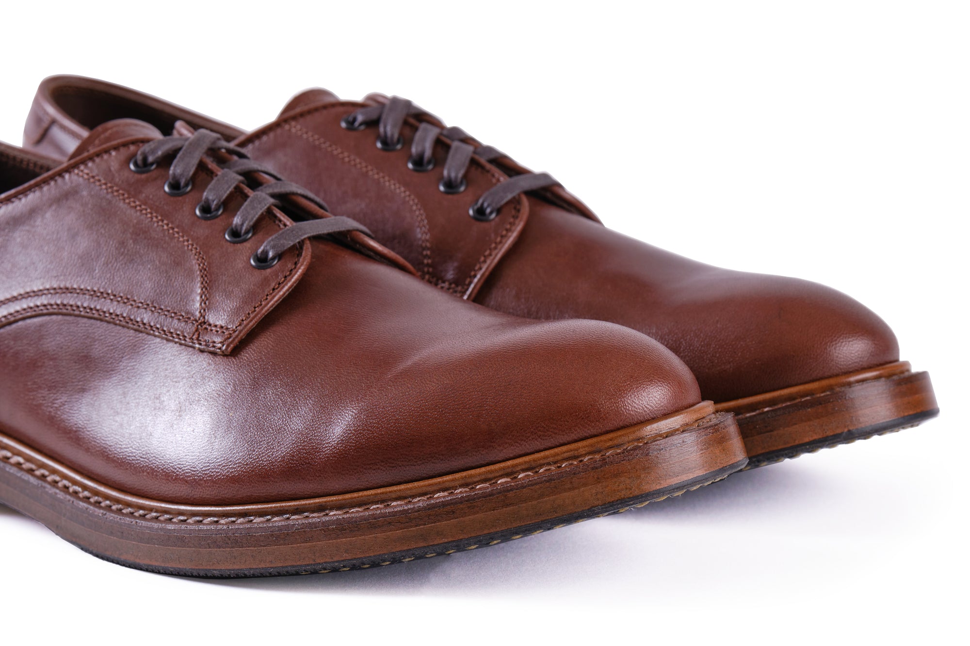 (Pre-Order FW26) John Lofgren Bootmaker Wayfarer Derby - Shinki Hikaku Horsehide Brown