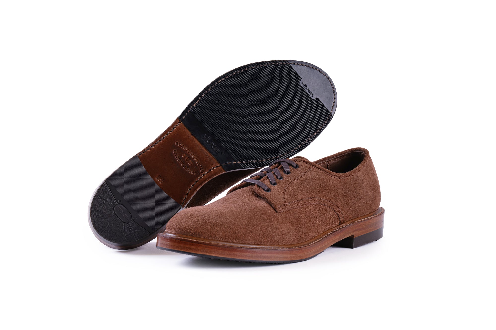 (Pre-Order FW26) John Lofgren Bootmaker Wayfarer Derby - Japanese Suede Saddle Brown