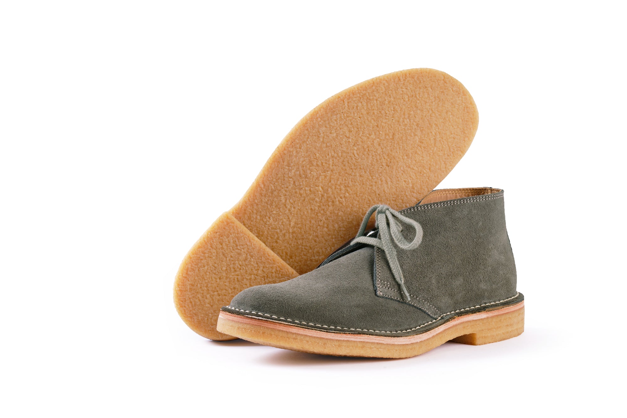 (Pre-Order FW26) John Lofgren Military Desert Boot - Japanese Suede Gray
