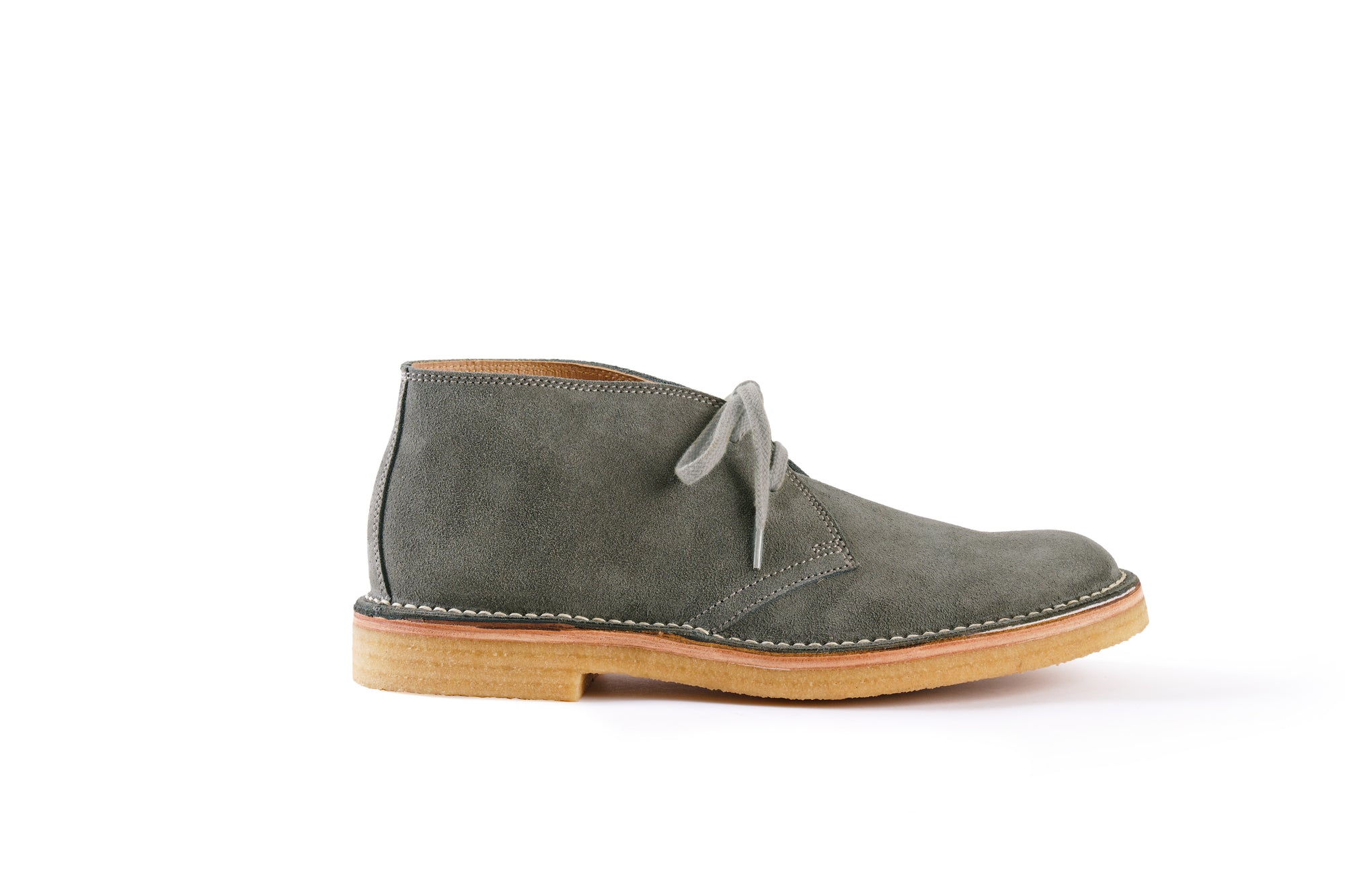 (Pre-Order FW26) John Lofgren Military Desert Boot - Japanese Suede Gray