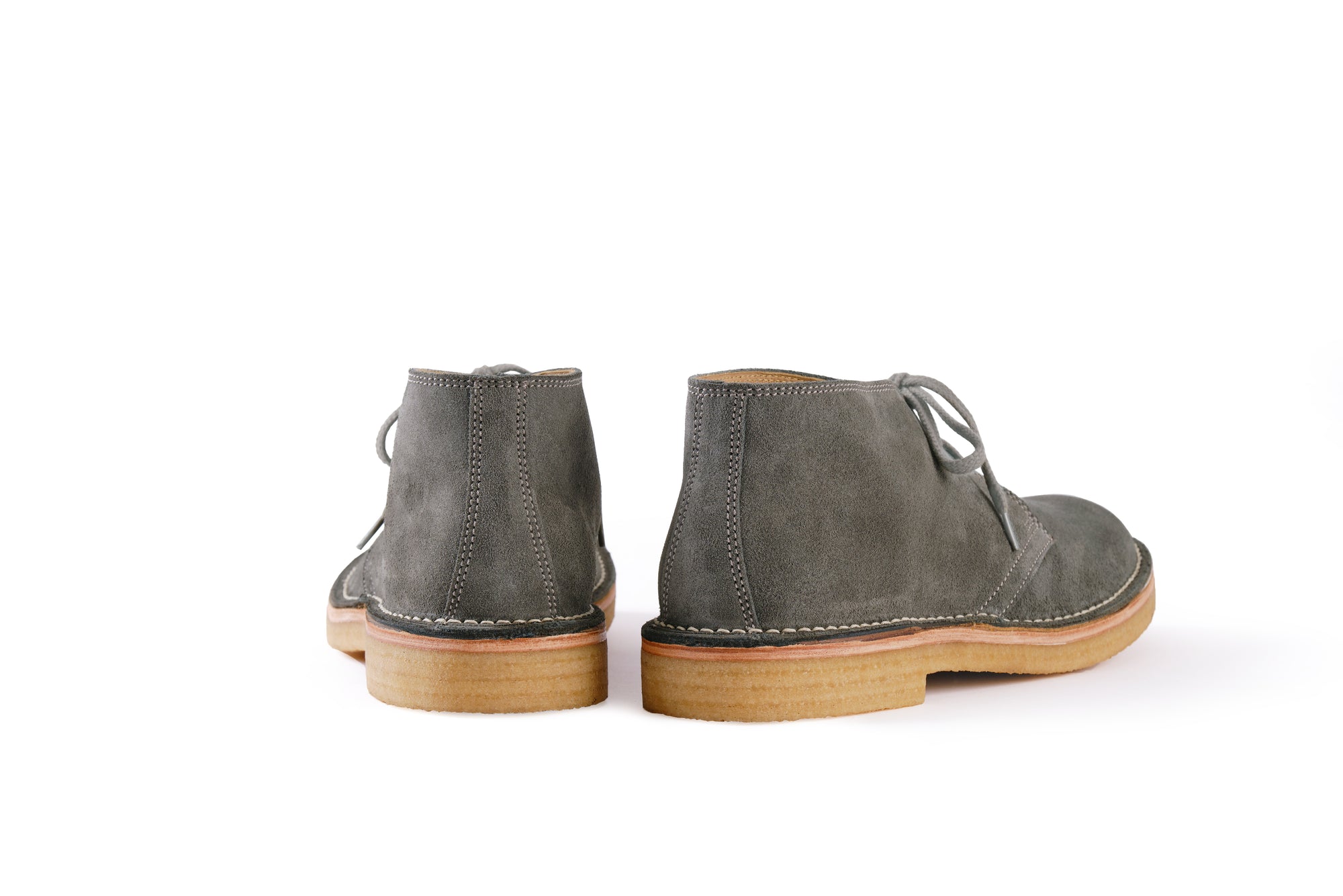(Pre-Order FW26) John Lofgren Military Desert Boot - Japanese Suede Gray