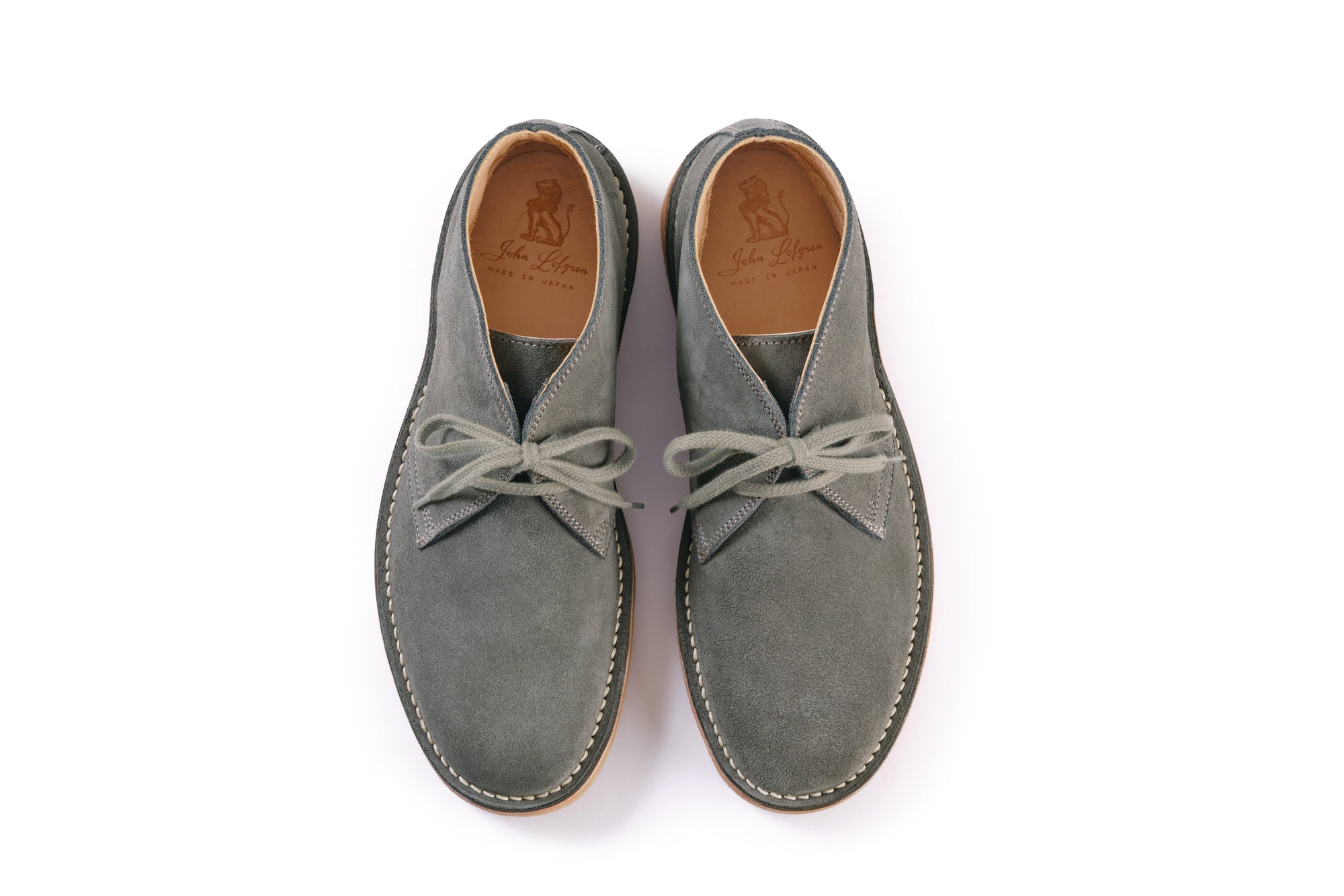 (Pre-Order FW26) John Lofgren Military Desert Boot - Japanese Suede Gray
