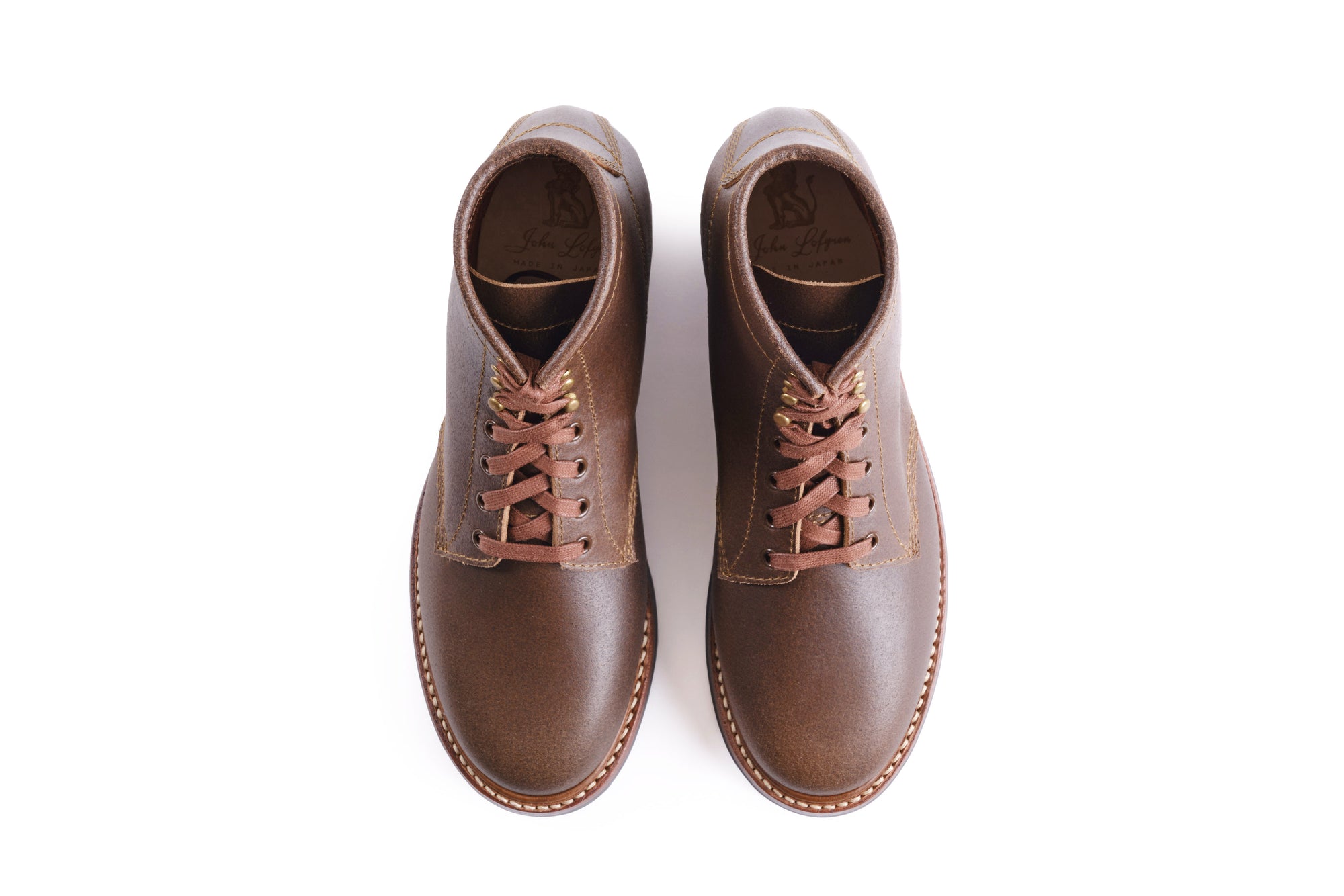 (Pre-Order SS26) John Lofgren El Capitan Boots - Horween Waxed Flesh Natural