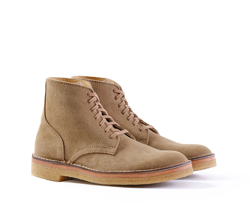 (Pre-Order SS26) John Lofgren Sahara Boots - Japanese Suede Khaki