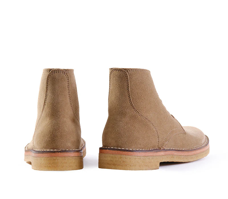 (Pre-Order SS26) John Lofgren Sahara Boots - Japanese Suede Khaki