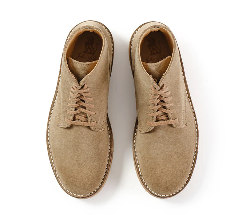 (Pre-Order SS26) John Lofgren Sahara Boots - Japanese Suede Khaki