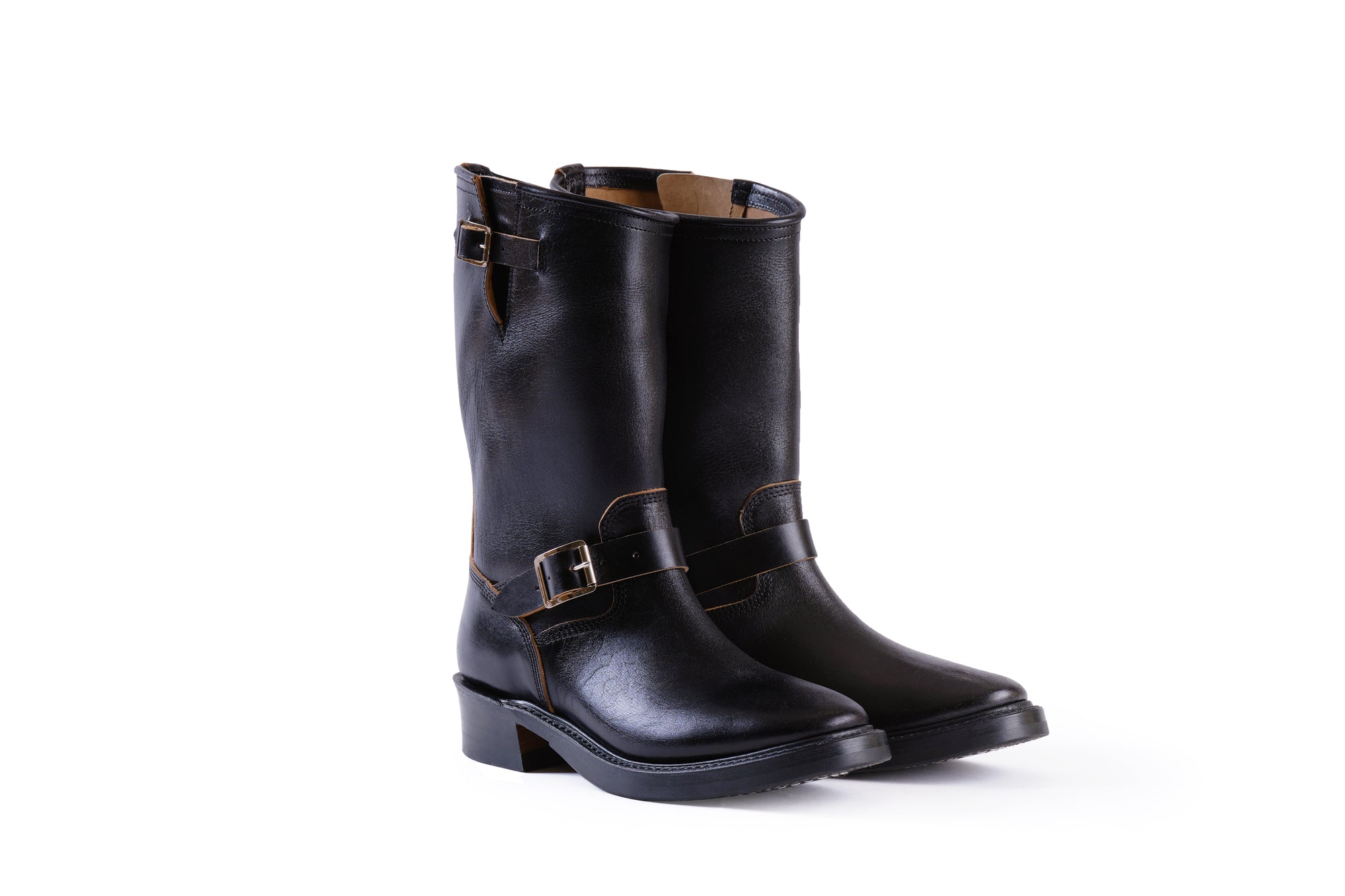 (Pre-Order FW26) John Lofgren Bootmaker Railmaster Engineer Boot - Shinki Hikaku Horsebutt Black