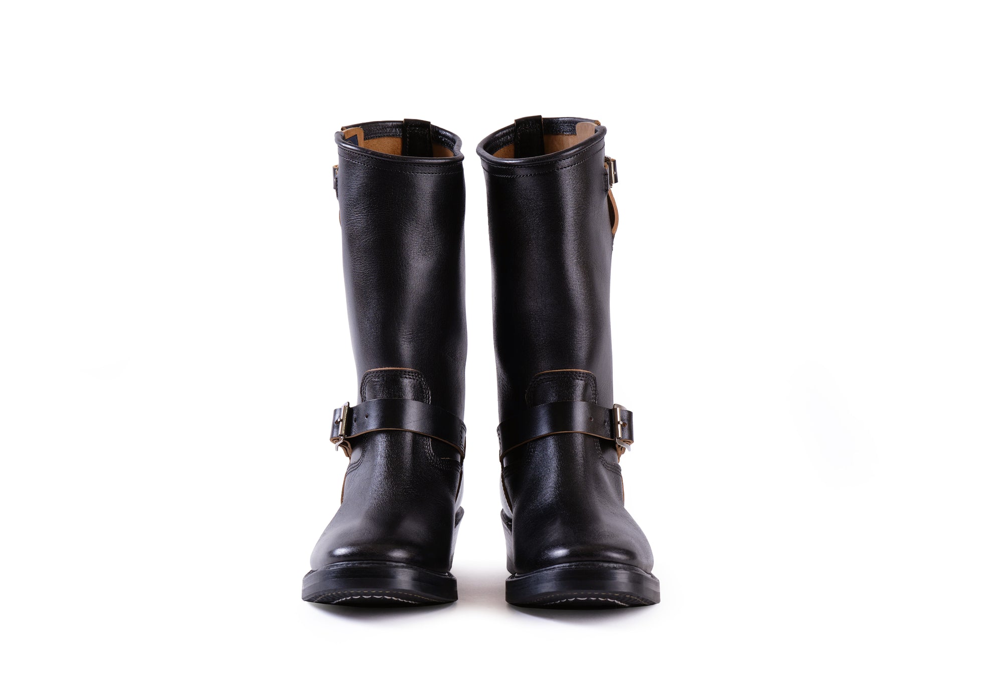 (Pre-Order FW26) John Lofgren Bootmaker Railmaster Engineer Boot - Shinki Hikaku Horsebutt Black