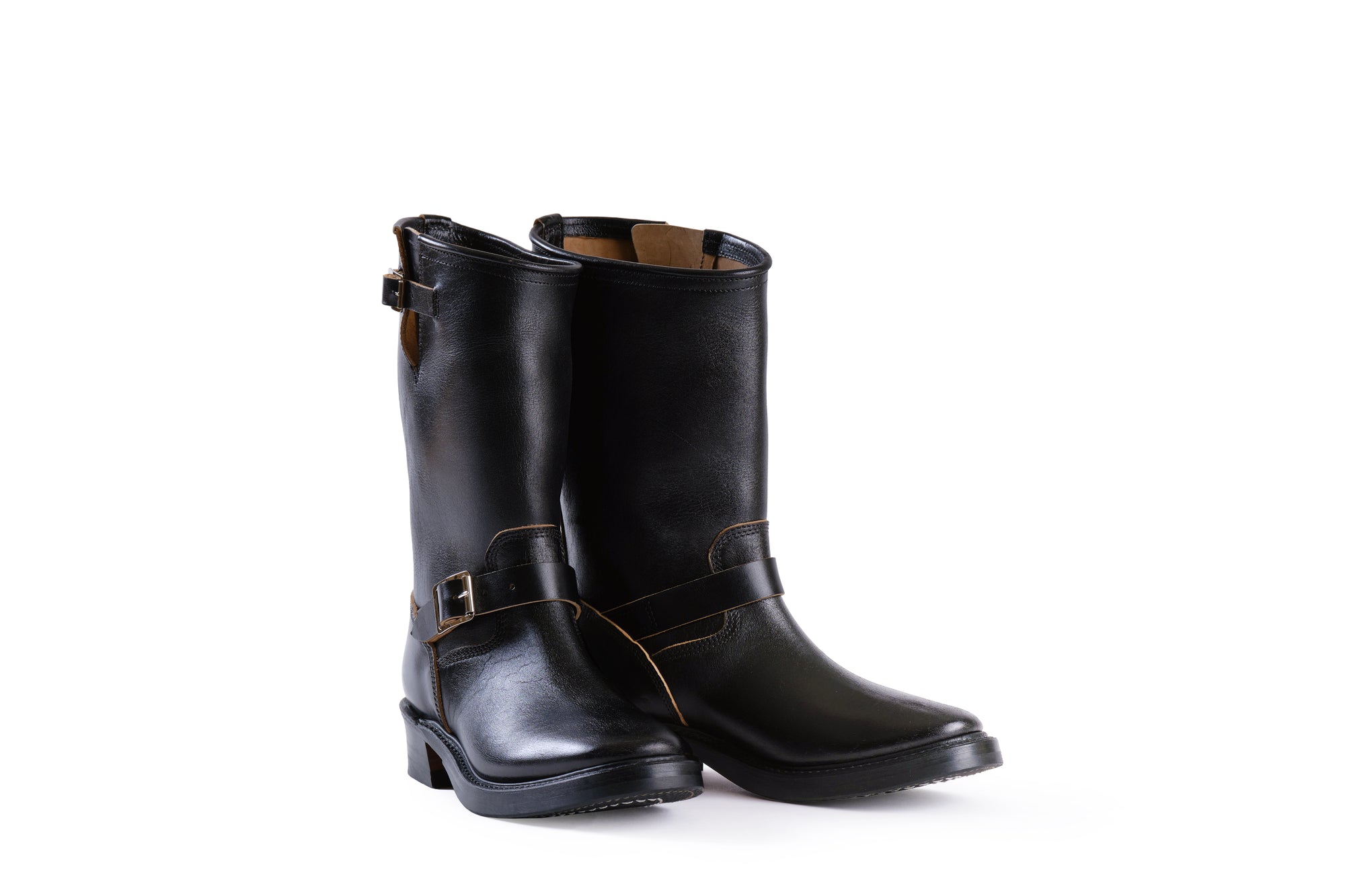 (Pre-Order FW26) John Lofgren Bootmaker Railmaster Engineer Boot - Shinki Hikaku Horsebutt Black