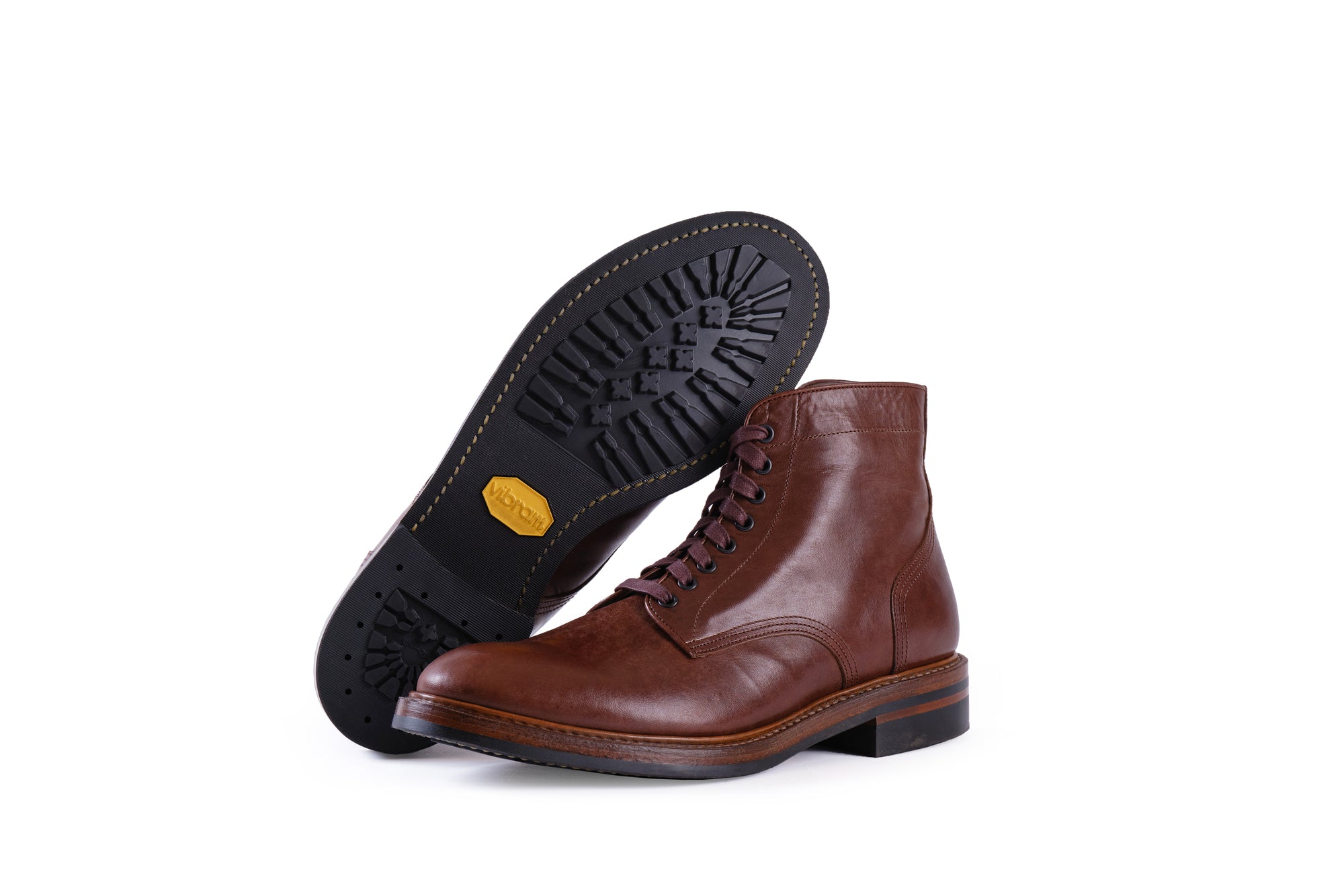 (Pre-Order FW26) John Lofgren Bootmaker Highland Boot - Shinki Hikaku Horsehide Brown