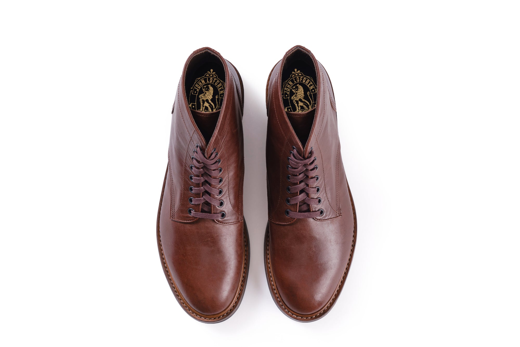 (Pre-Order FW26) John Lofgren Bootmaker Highland Boot - Shinki Hikaku Horsehide Brown