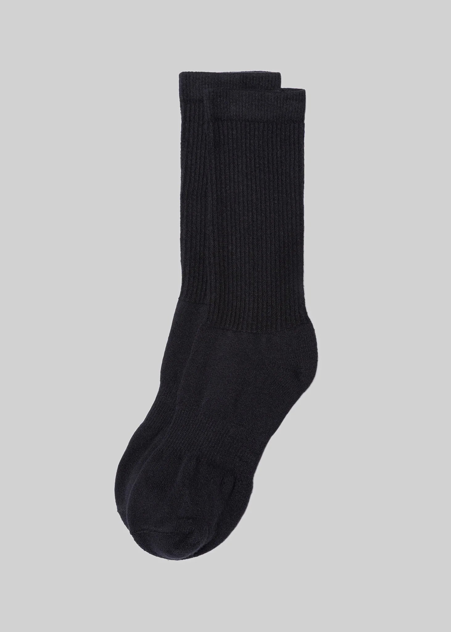 American Trench Mil-Spec Socks in black laid flat