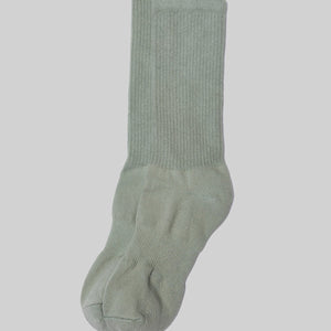 American Trench Mil-Spec Socks in sage light green laid flat