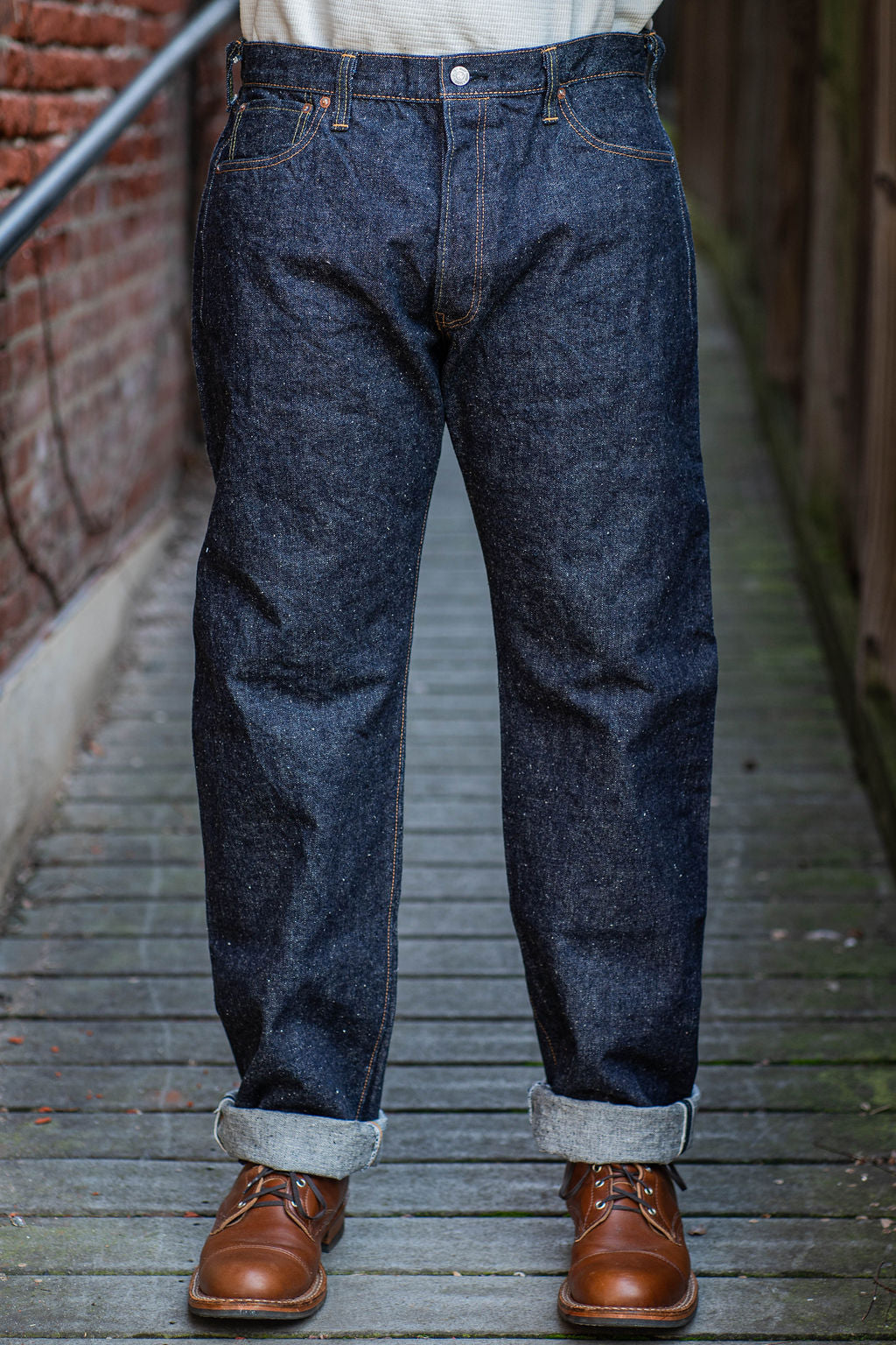 Samurai S510HX 47' Regular Straight Model - 15oz Otokogi Denim - Model Front