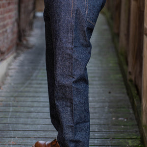Samurai S510HX 47' Regular Straight Model - 15oz Otokogi Denim - Model Side