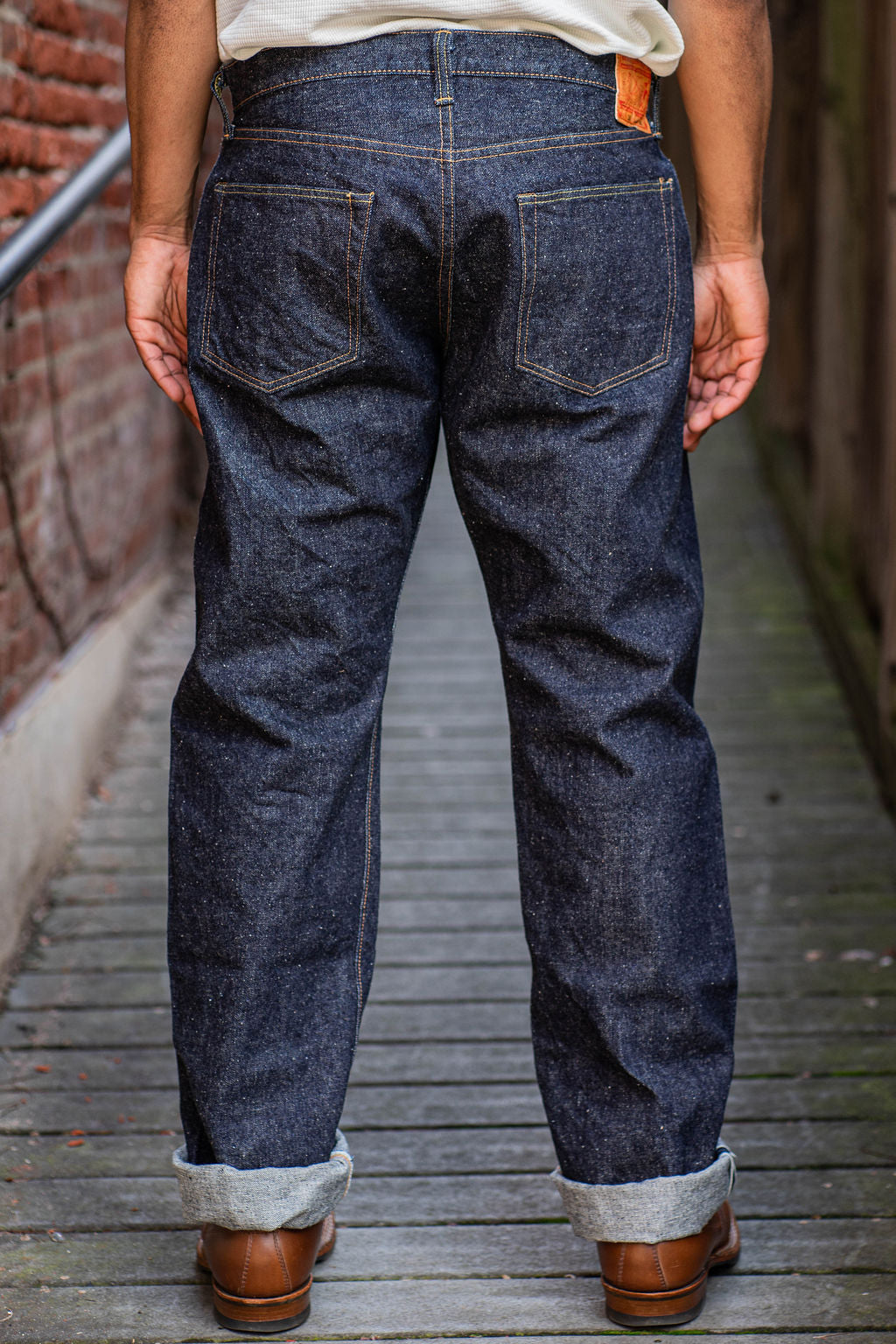 Samurai S510HX 47' Regular Straight Model - 15oz Otokogi Denim - Model Back