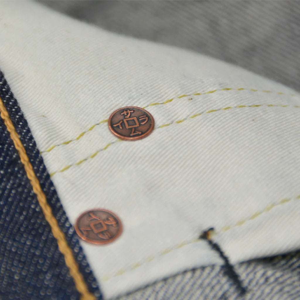 Samurai S510HX 47' Regular Straight Model - 15oz Otokogi Denim - Rivet Detail