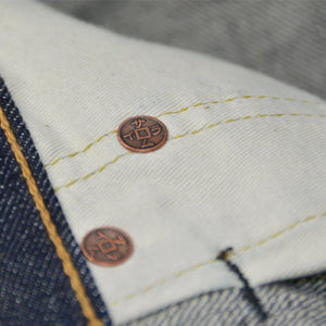 Samurai S510HX 47' Regular Straight Model - 15oz Otokogi Denim - Rivet Detail