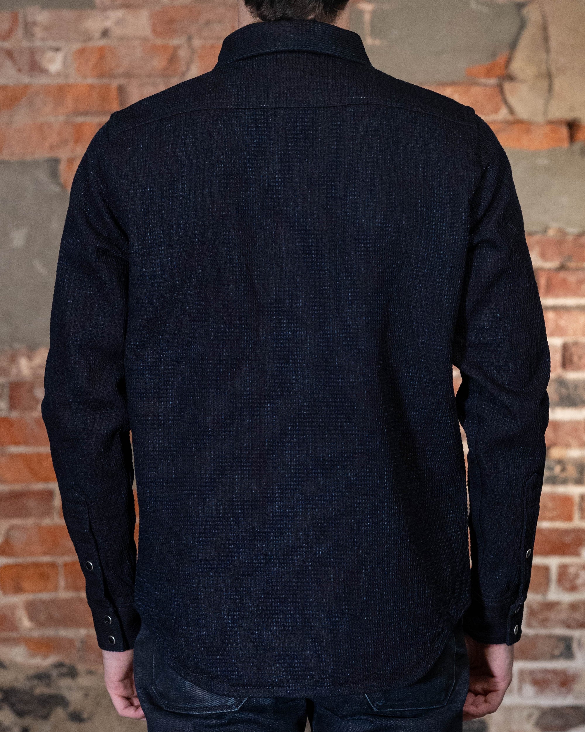 Iron Heart IHSH-437-IND 13.5oz Dobby Cloth CPO Shirt - Indigo