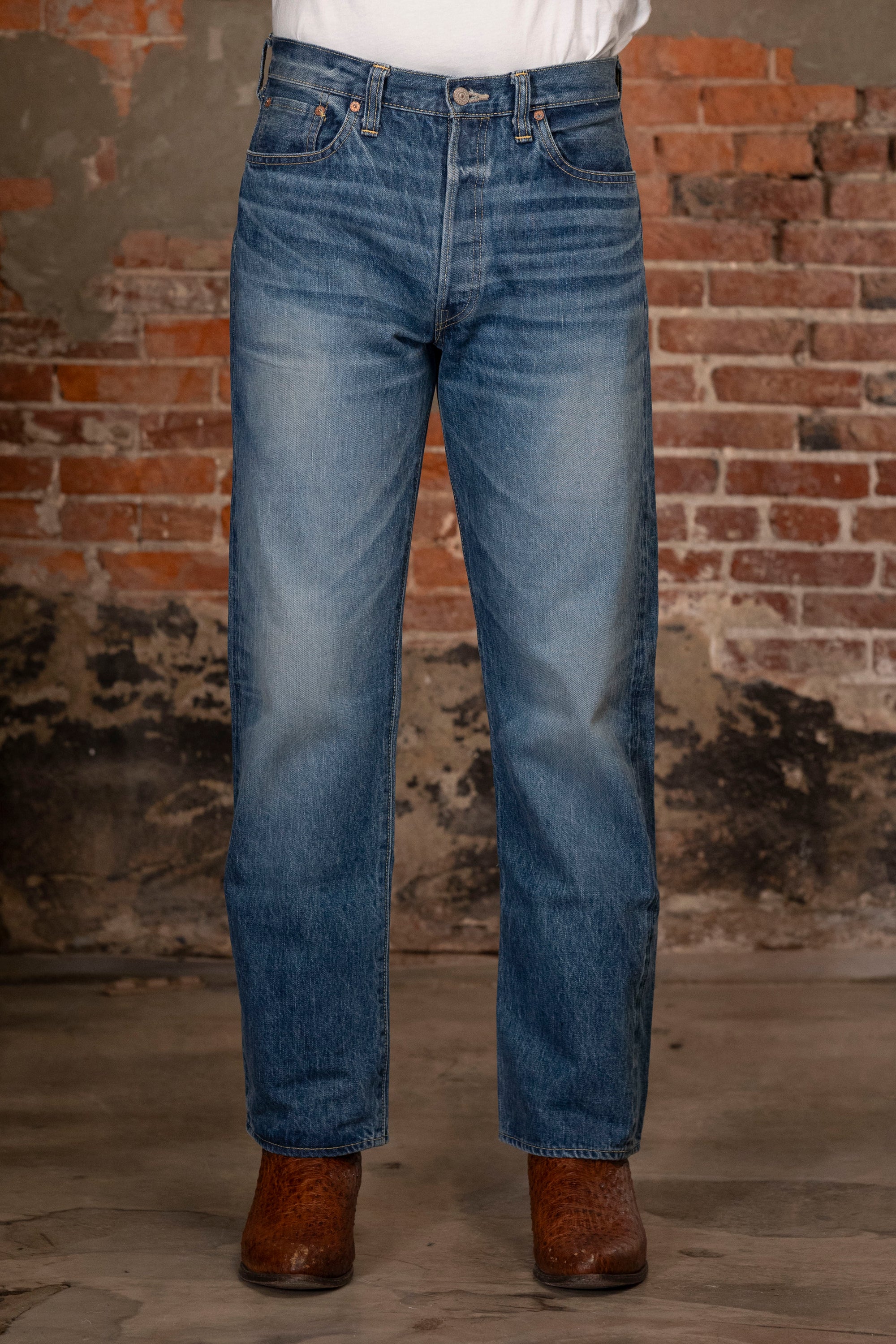Sugar Cane 1947 Straight Leg - 14.25oz. Aged Model