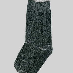 American Trench Sunday Sock in Bottle Green laid flat