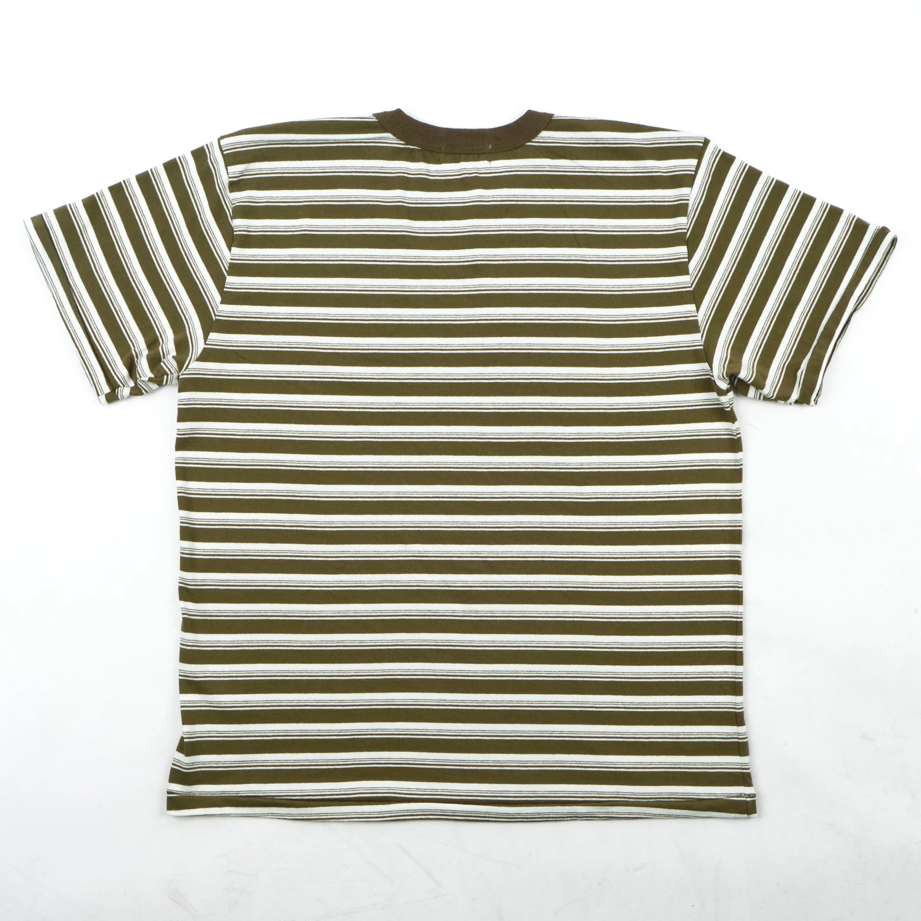 Freenote Cloth Speed Stripe S/S - Olive Stripe