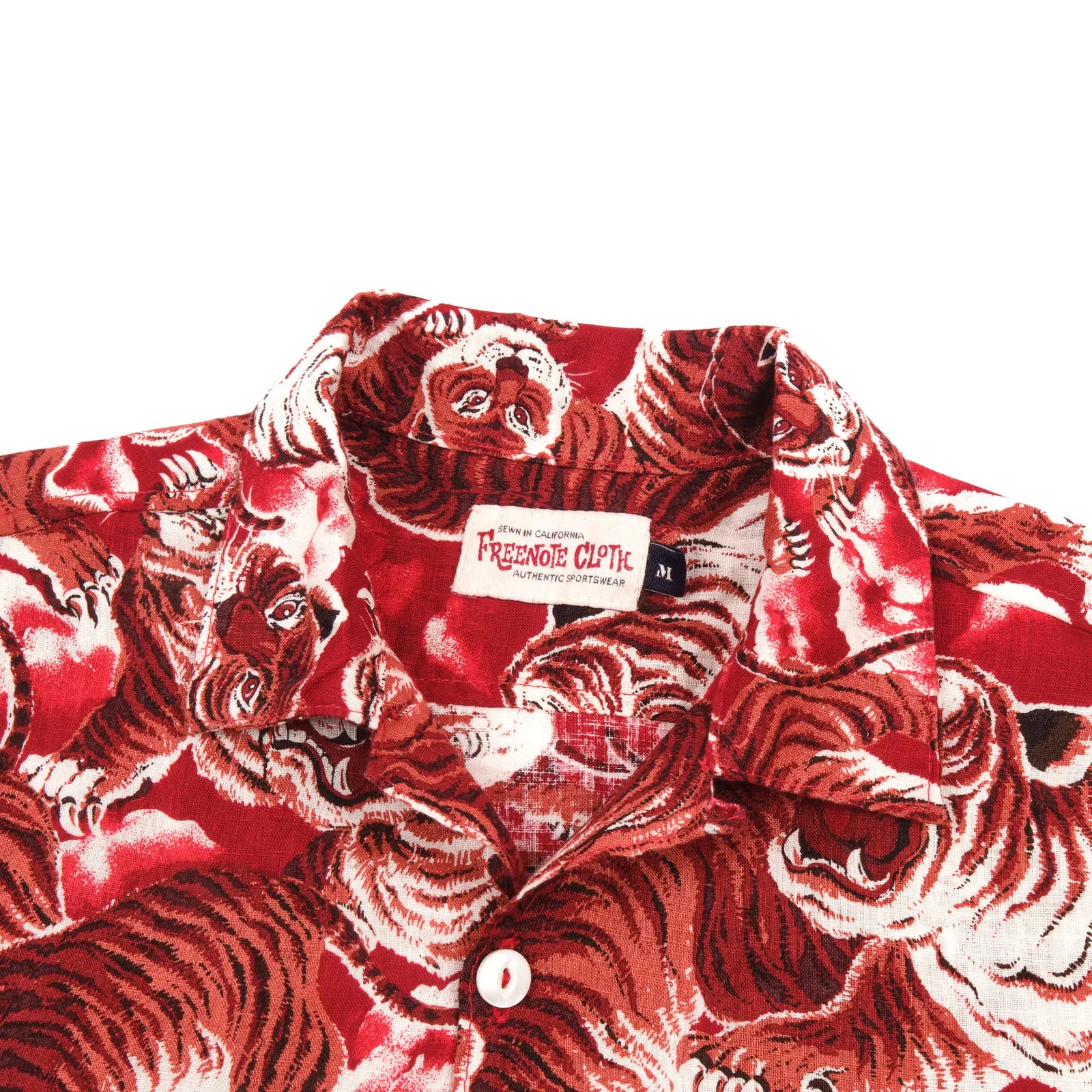 Freenote Cloth Hawaiian - Red Tiger