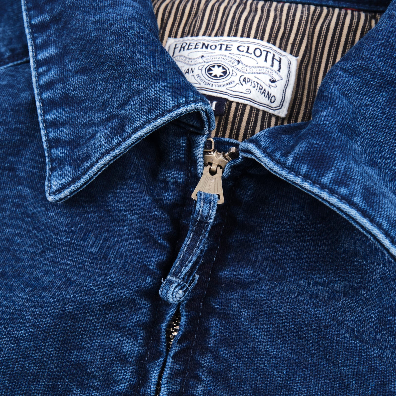 Freenote Cloth Mariner Jacket Light - Stone Washed Indigo