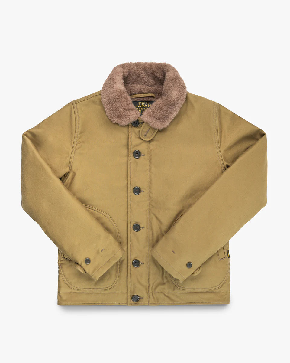 Iron Heart IHM-35-KHA Whipcord N1 Deck Jacket - Khaki