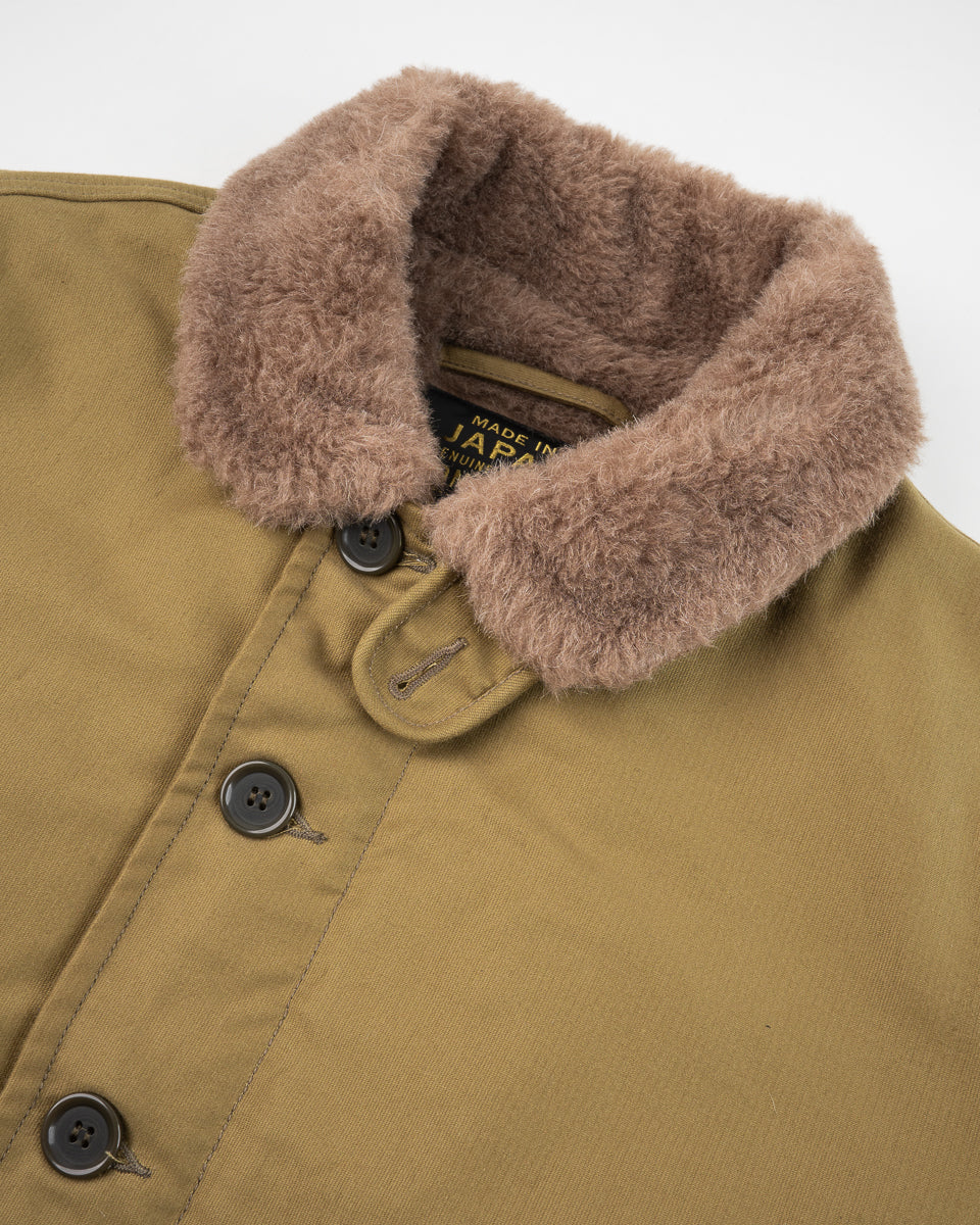 Iron Heart IHM-35-KHA Whipcord N1 Deck Jacket - Khaki