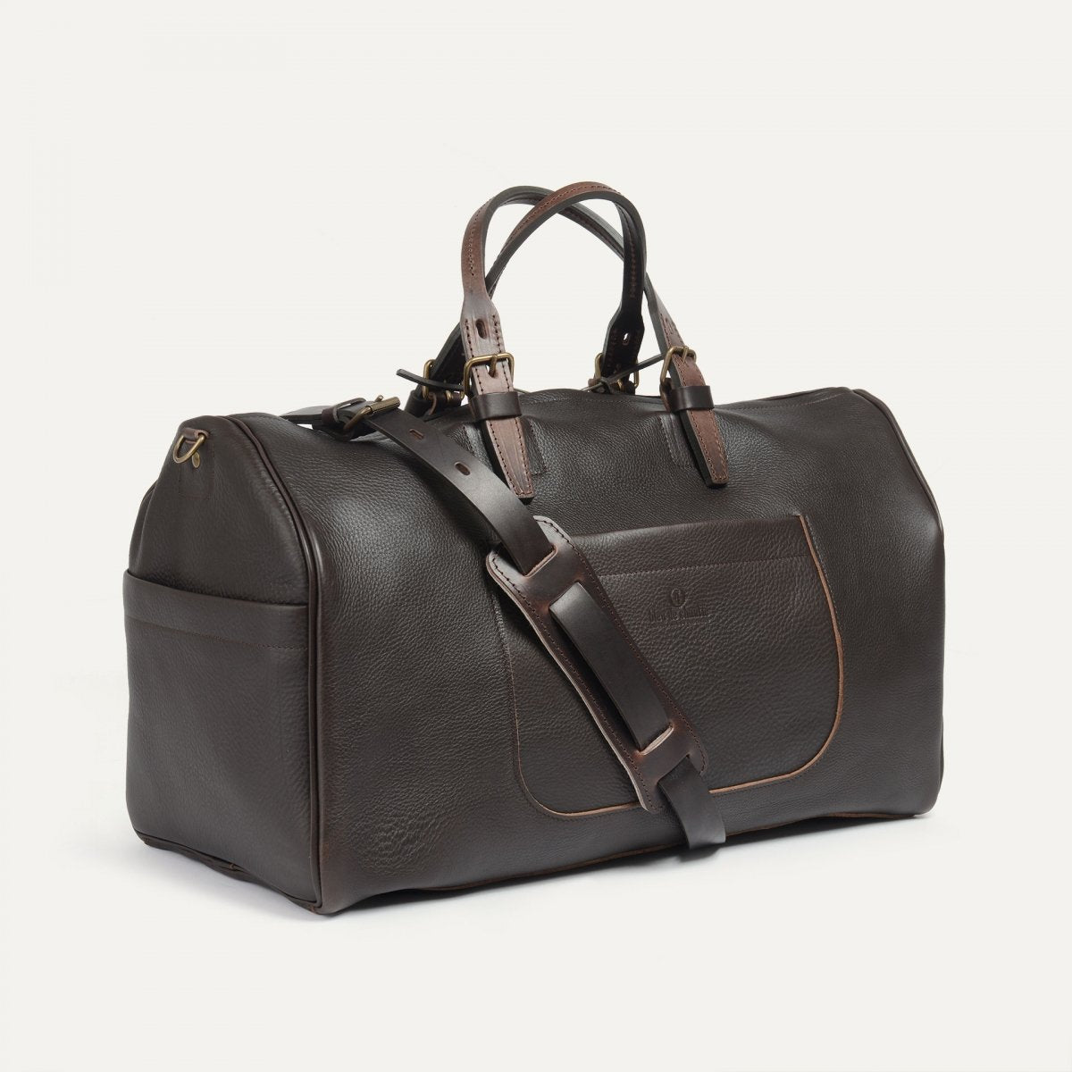 Bleu de Chauffe Hobo Travel Bag - Dark Brown